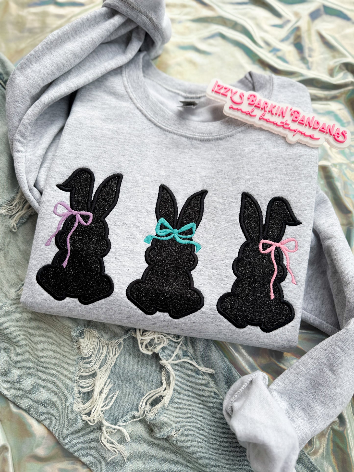 Glitter Bunnies Crewneck