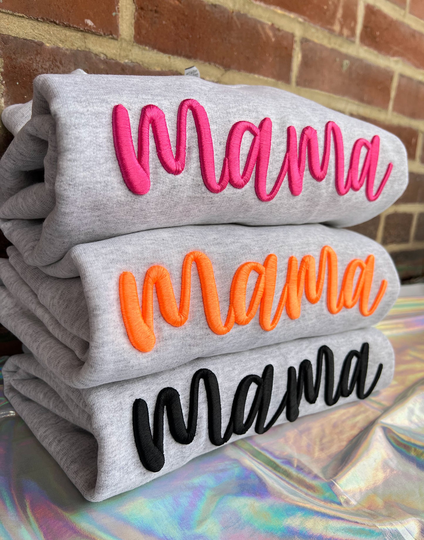 Mama 3D Puff Crewneck