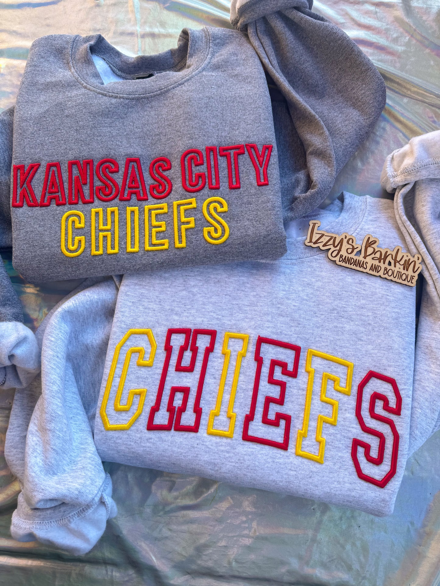 3D Puff KC Embroidered Crewneck