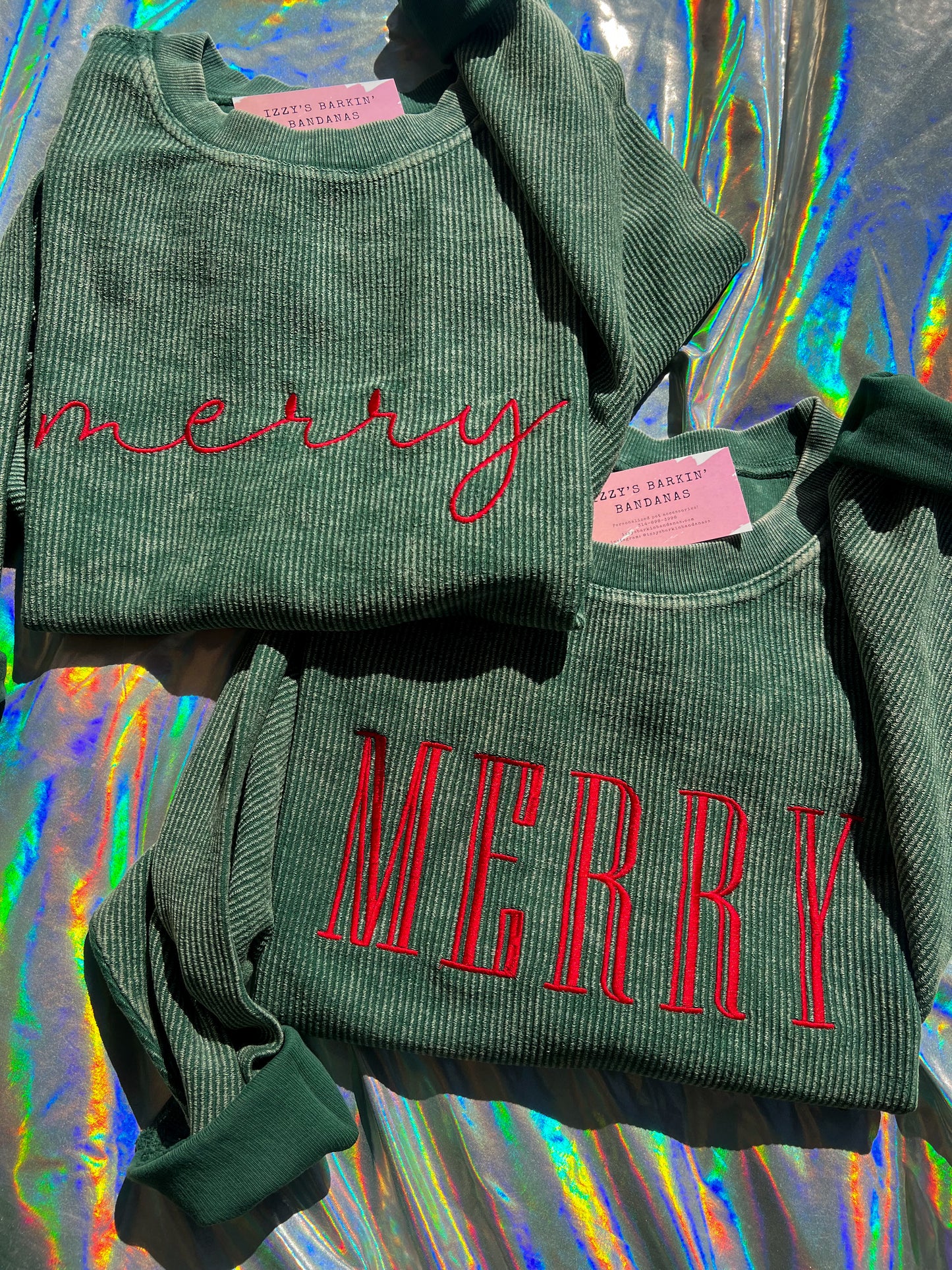 Merry Corded Crewneck