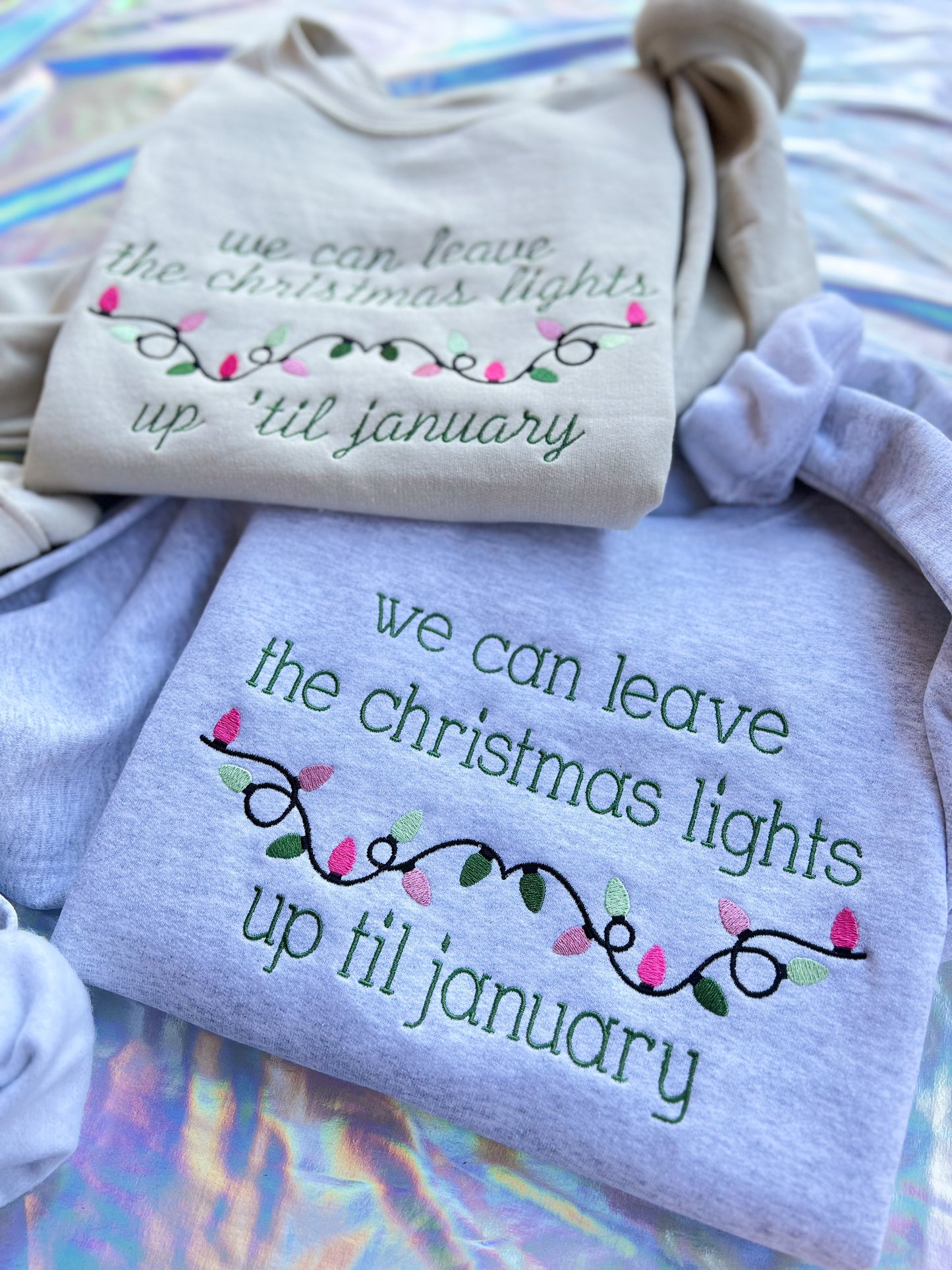 Christmas Lights Crewneck