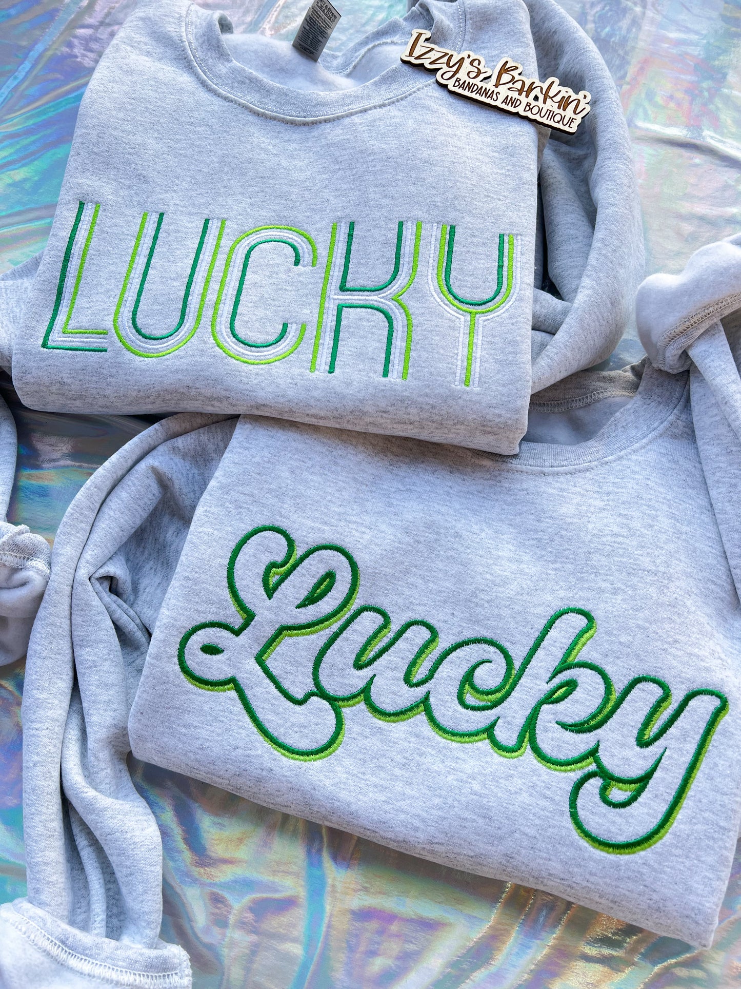 LUCKY Three Line Crewneck