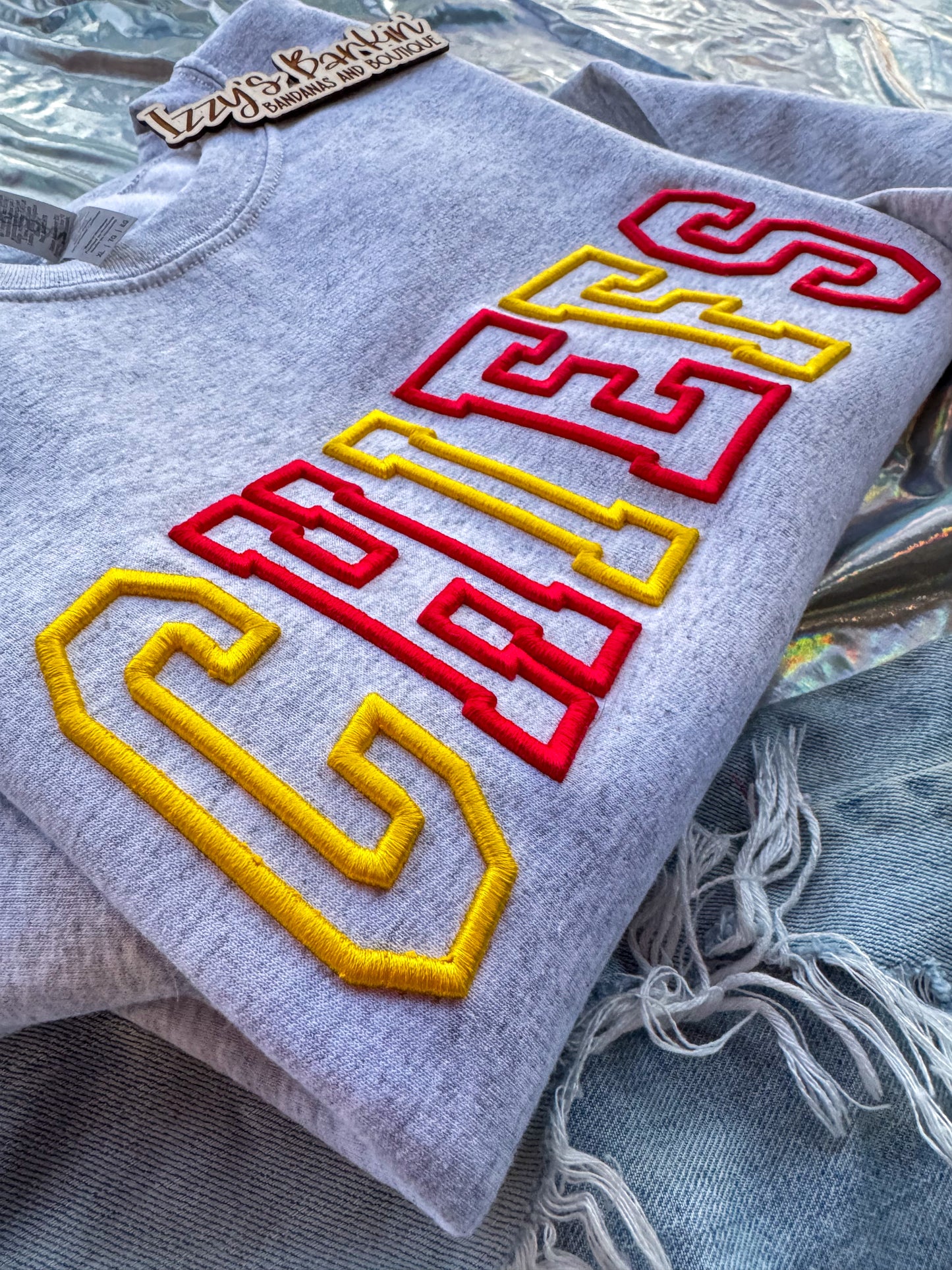 3D Puff KC Embroidered Crewneck