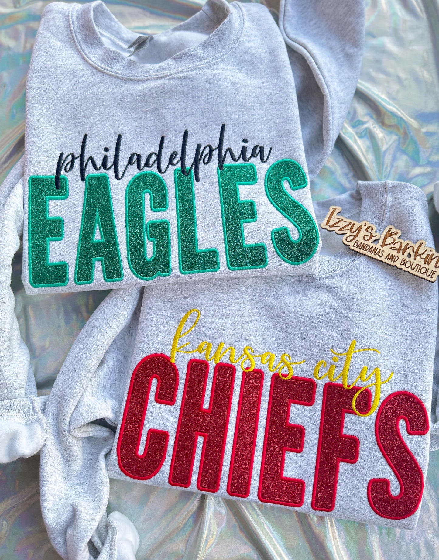 Glitter Team Crewneck