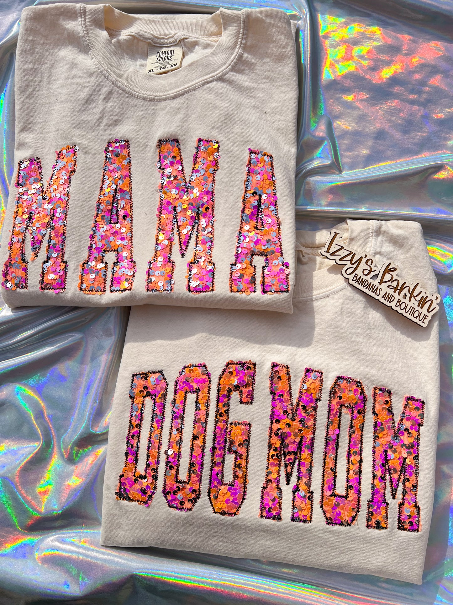 MAMA (custom) Sequin Tees