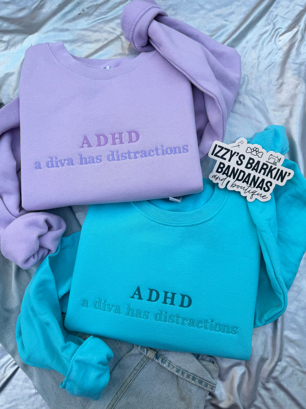 ADHD A Diva Has Distractions Crewneck