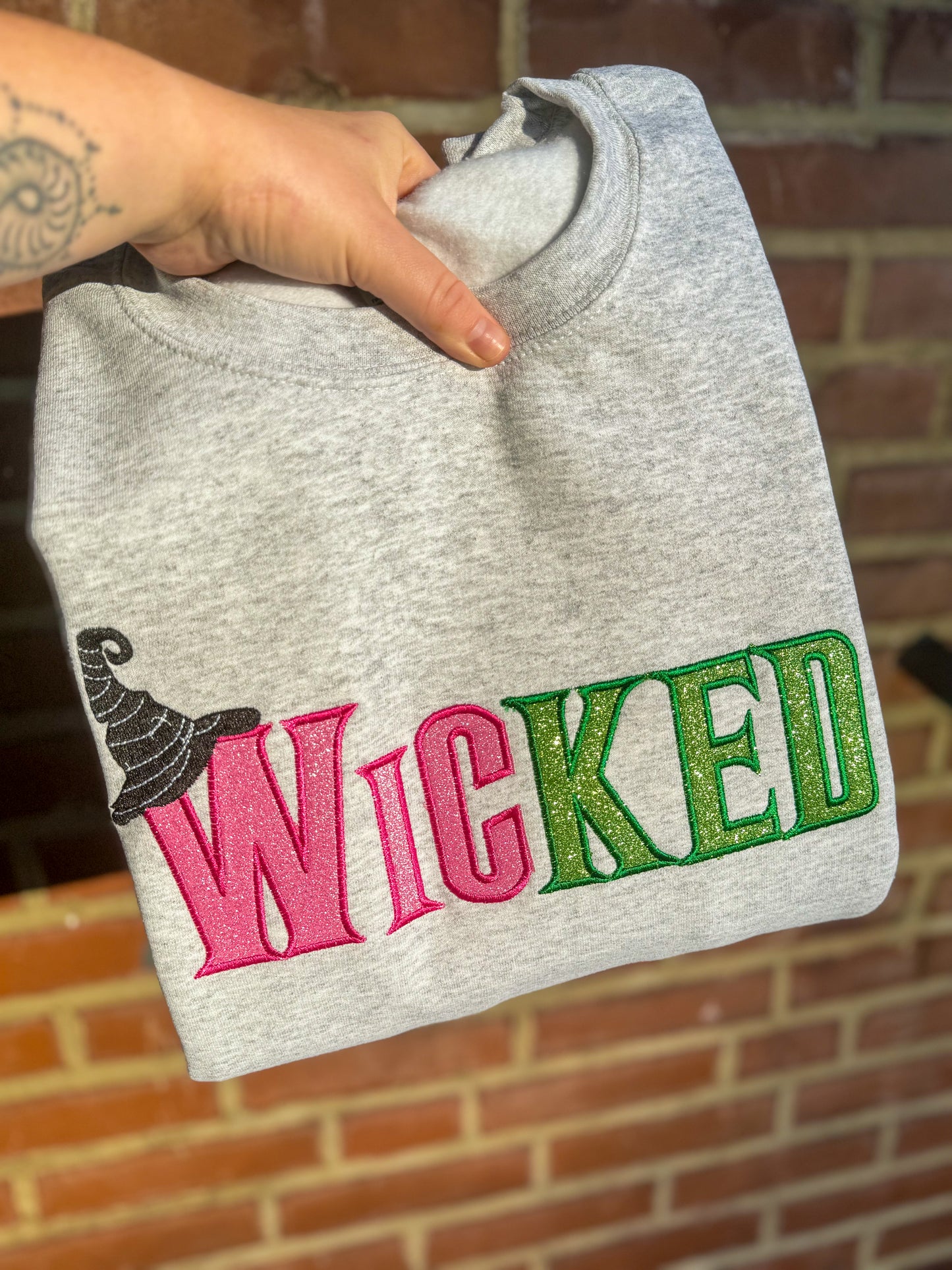 Glitter Wicked Crewneck