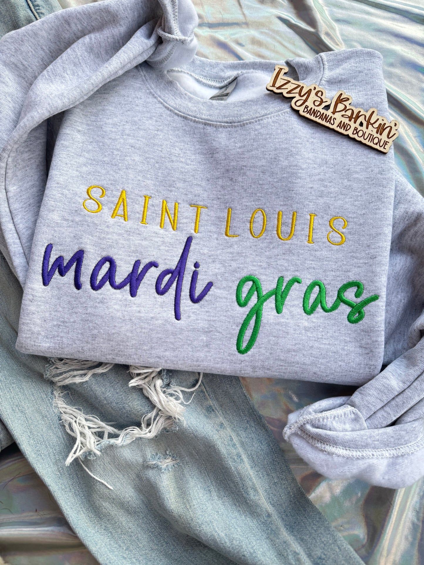 Saint Louis Mardi Gras Crewneck