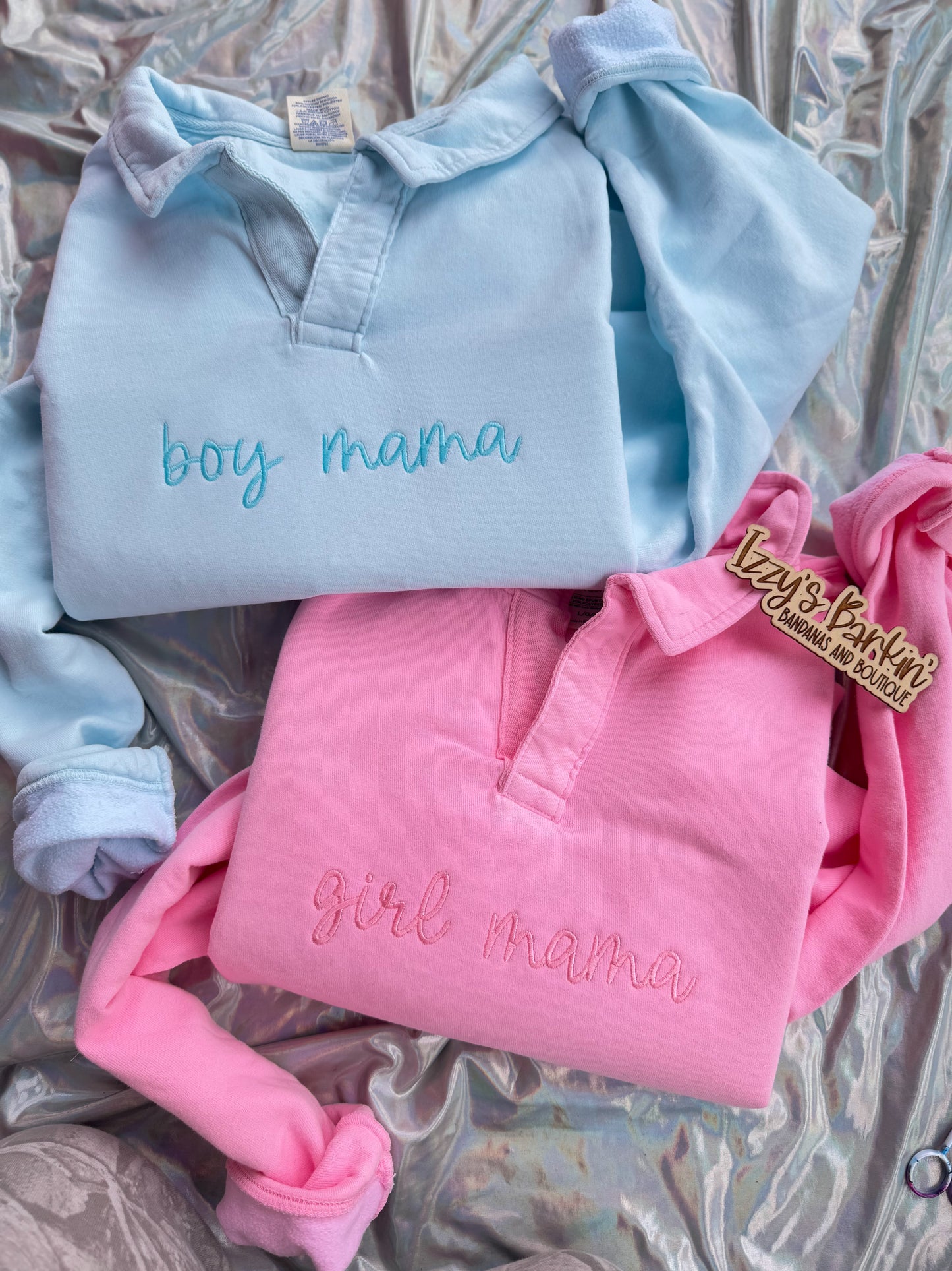 Collared Monochromatic Crewneck