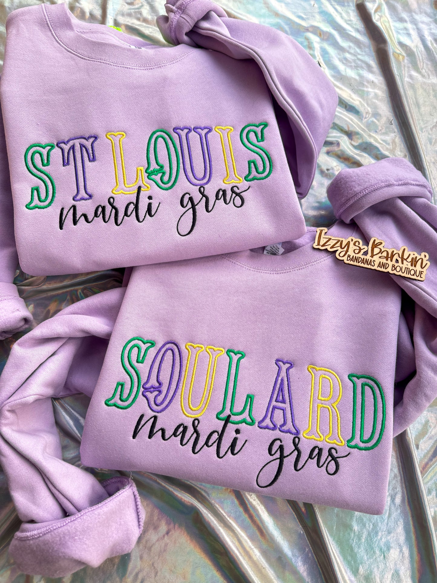 St Louis/Soulard Mardi Gras Crewneck