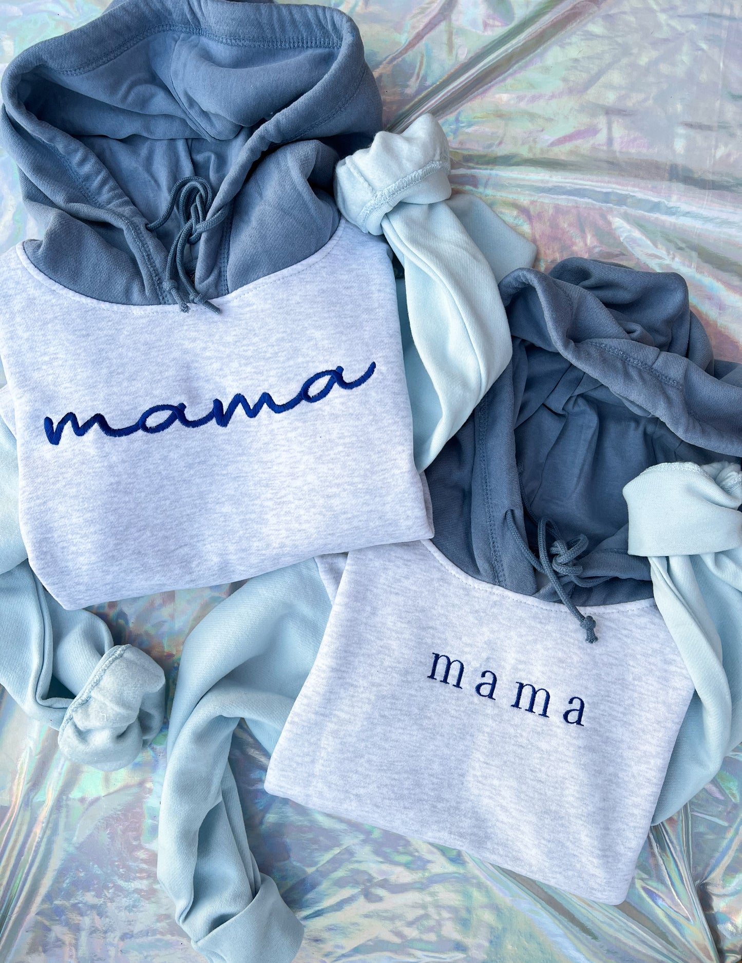 Colorblocked mama (customizable) Hoodie