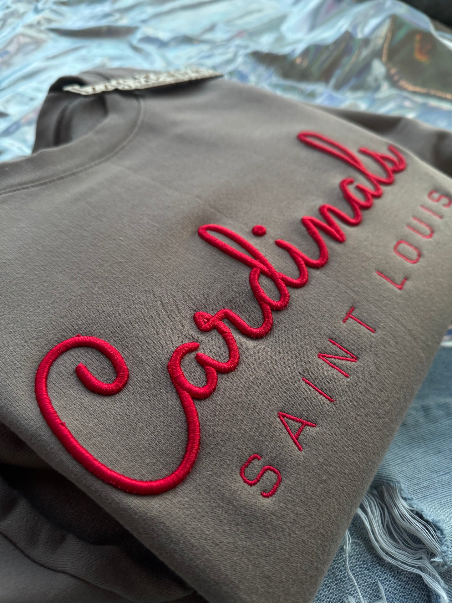 STL Baseball 3D Crewneck