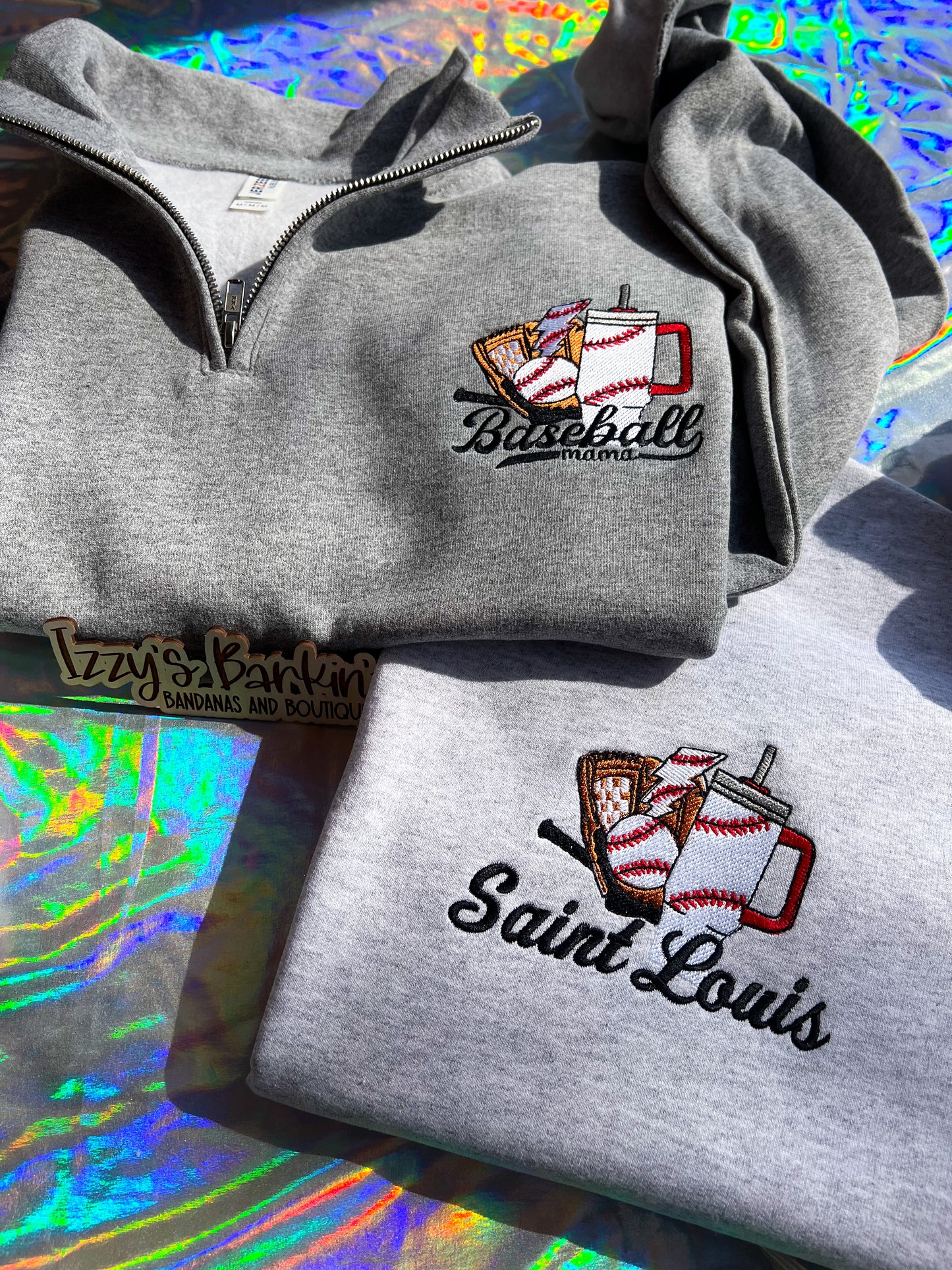 Baseball Mama Quarter Zip