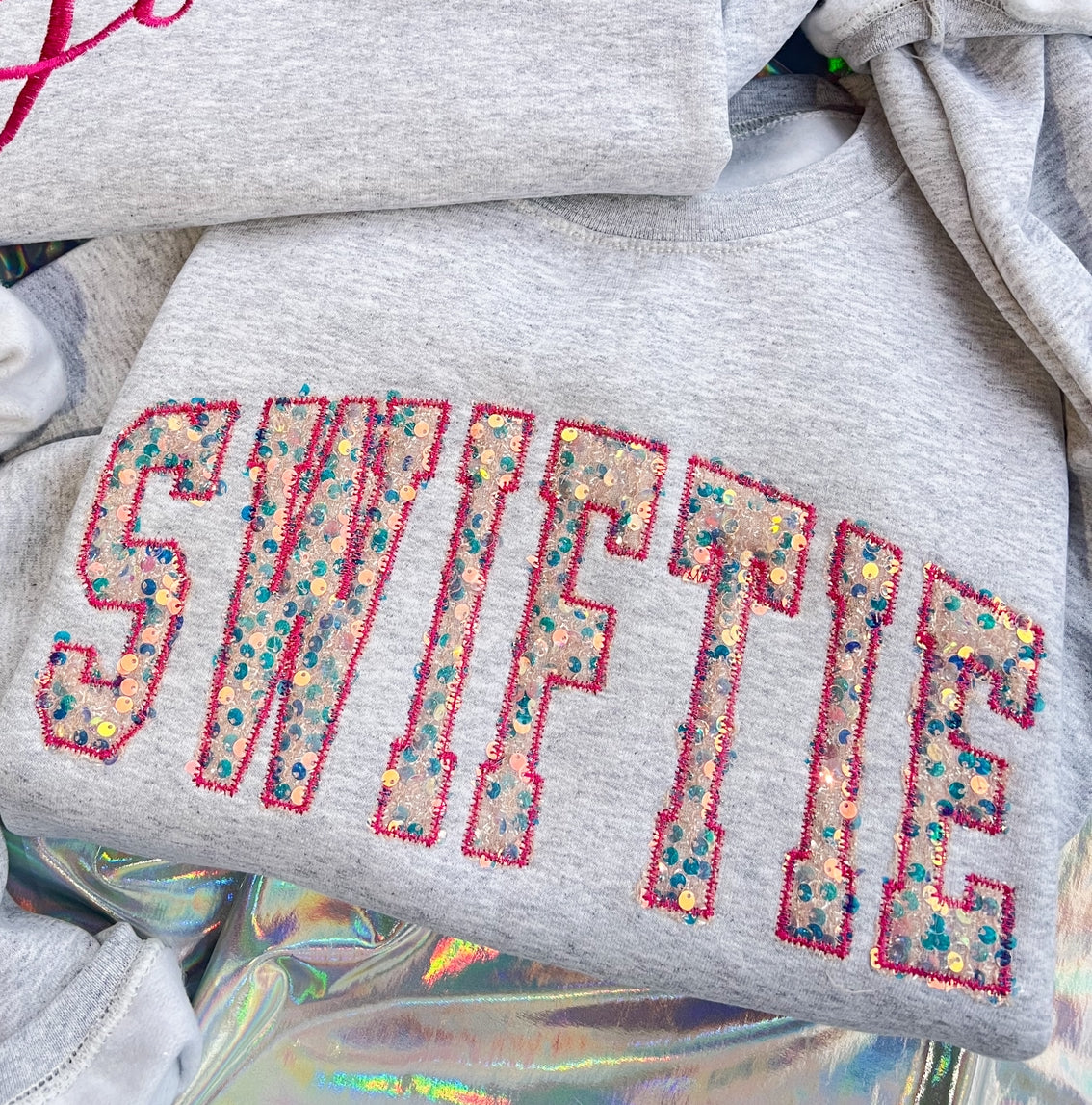 SWIFTIE Sequin Crewnecks