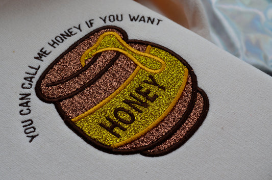 HONEY Jar Glitter Crewneck