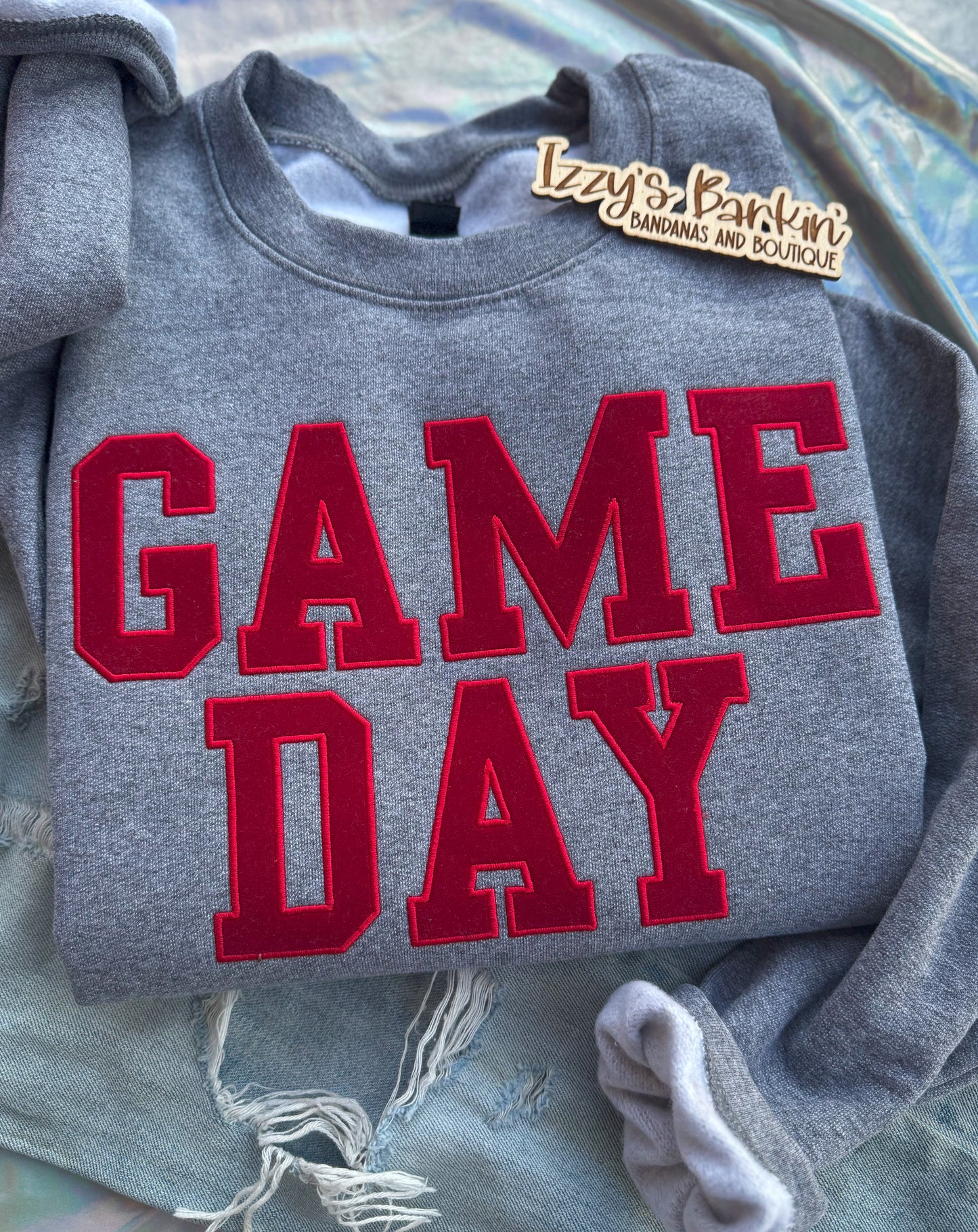 Suede GAME DAY Crewneck