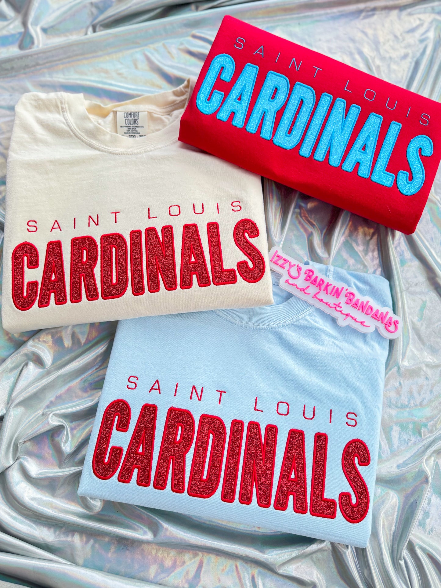 STL Baseball Glitter Tee