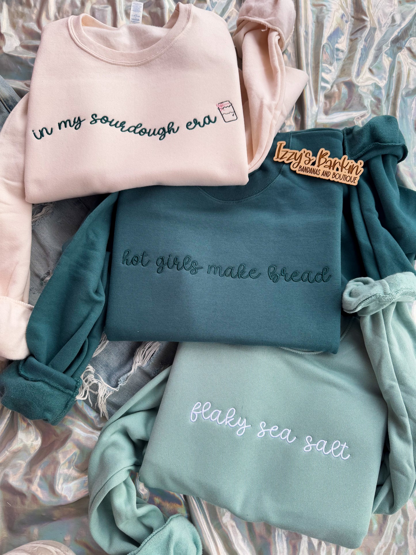 Hot Girls Make Bread Crewneck