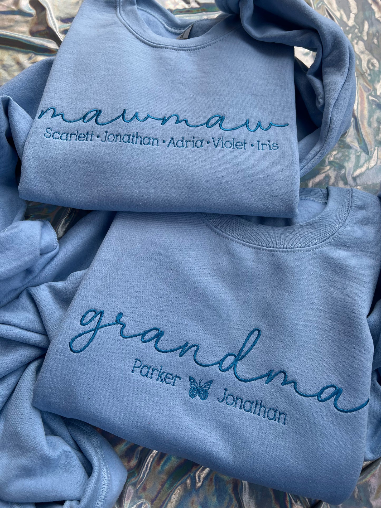 Cursive TITLE (customizable) Crewneck