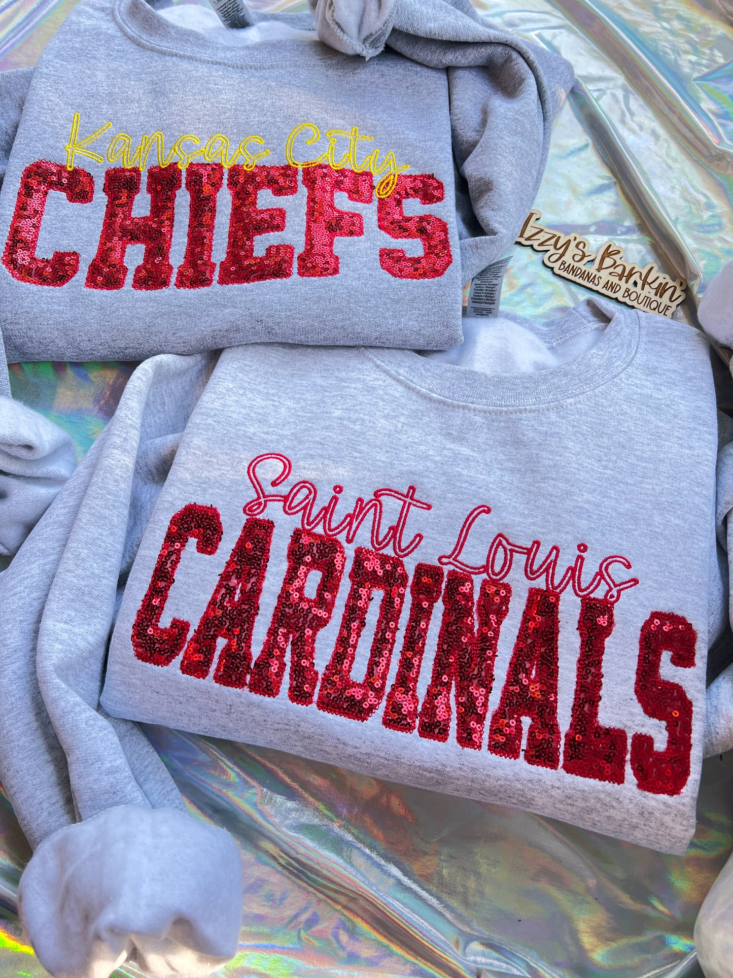 Sequin Sports Crewneck KC