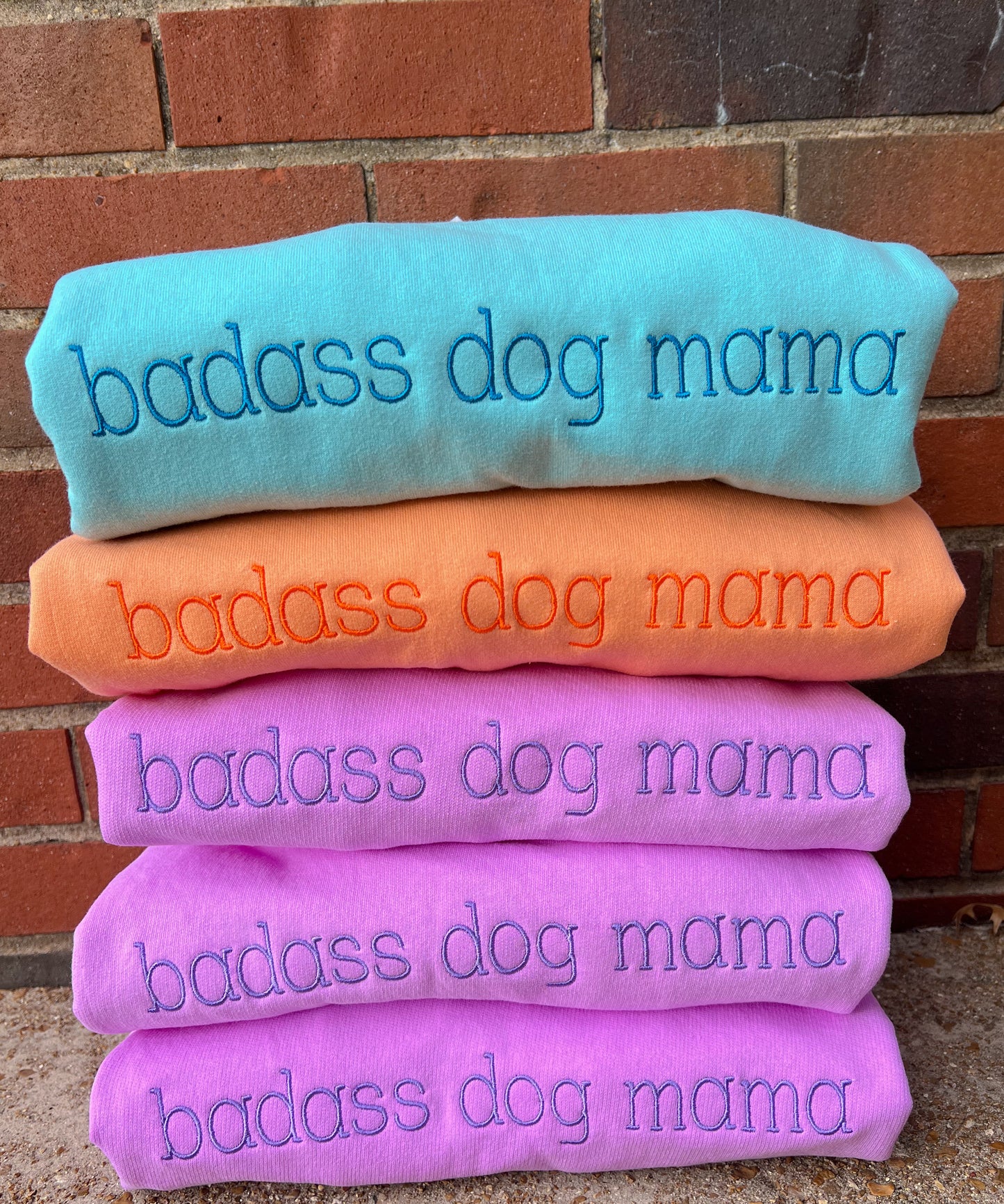 Badass dog mama crewneck