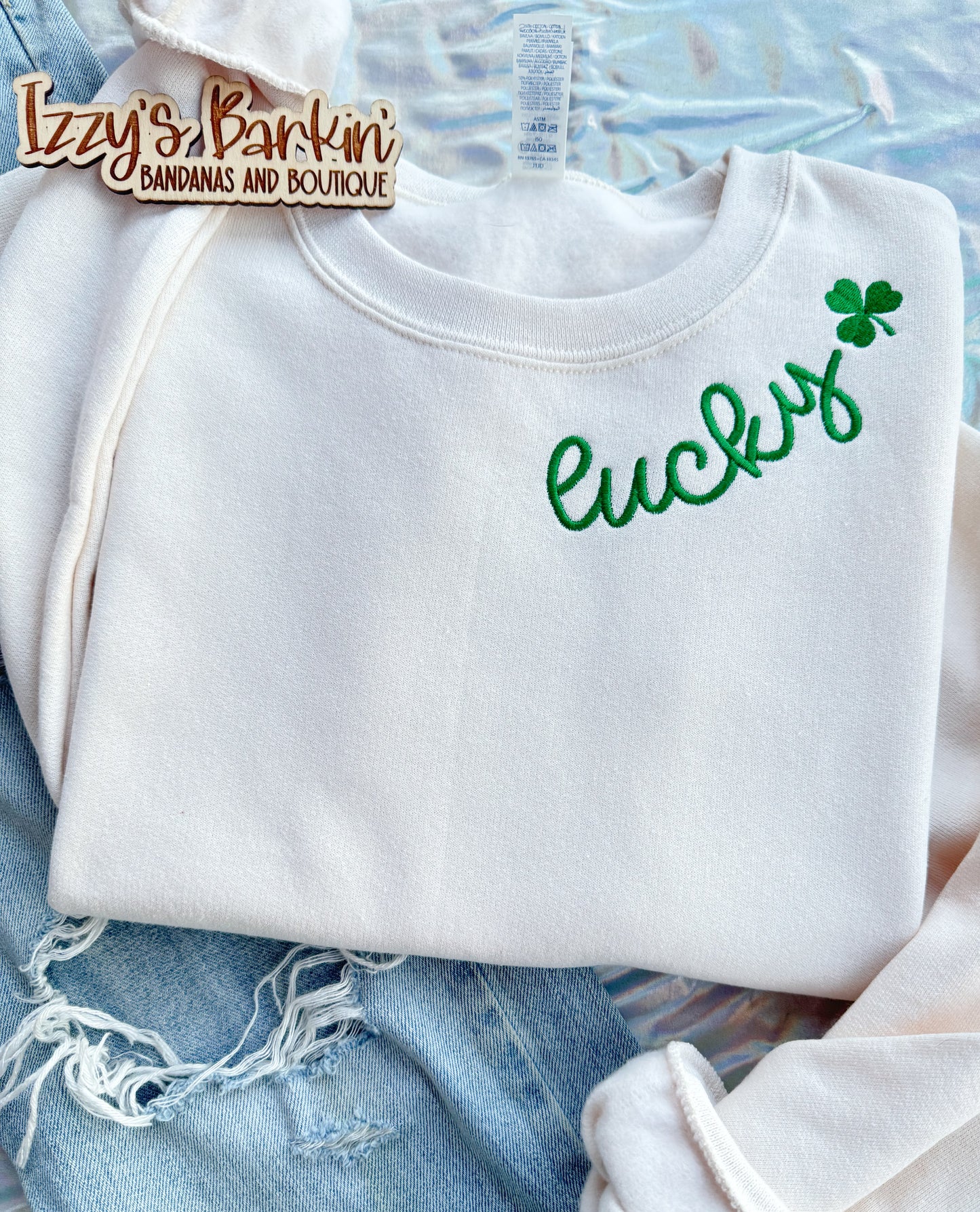 Lucky Neckline Crewneck