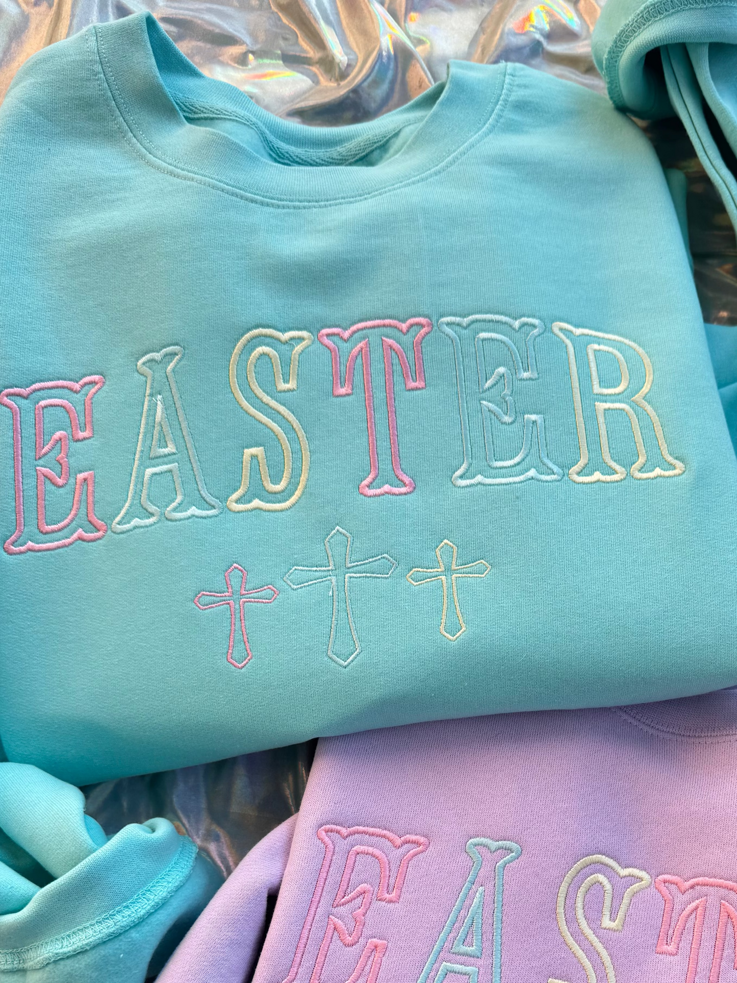 EASTER Crewneck Teal