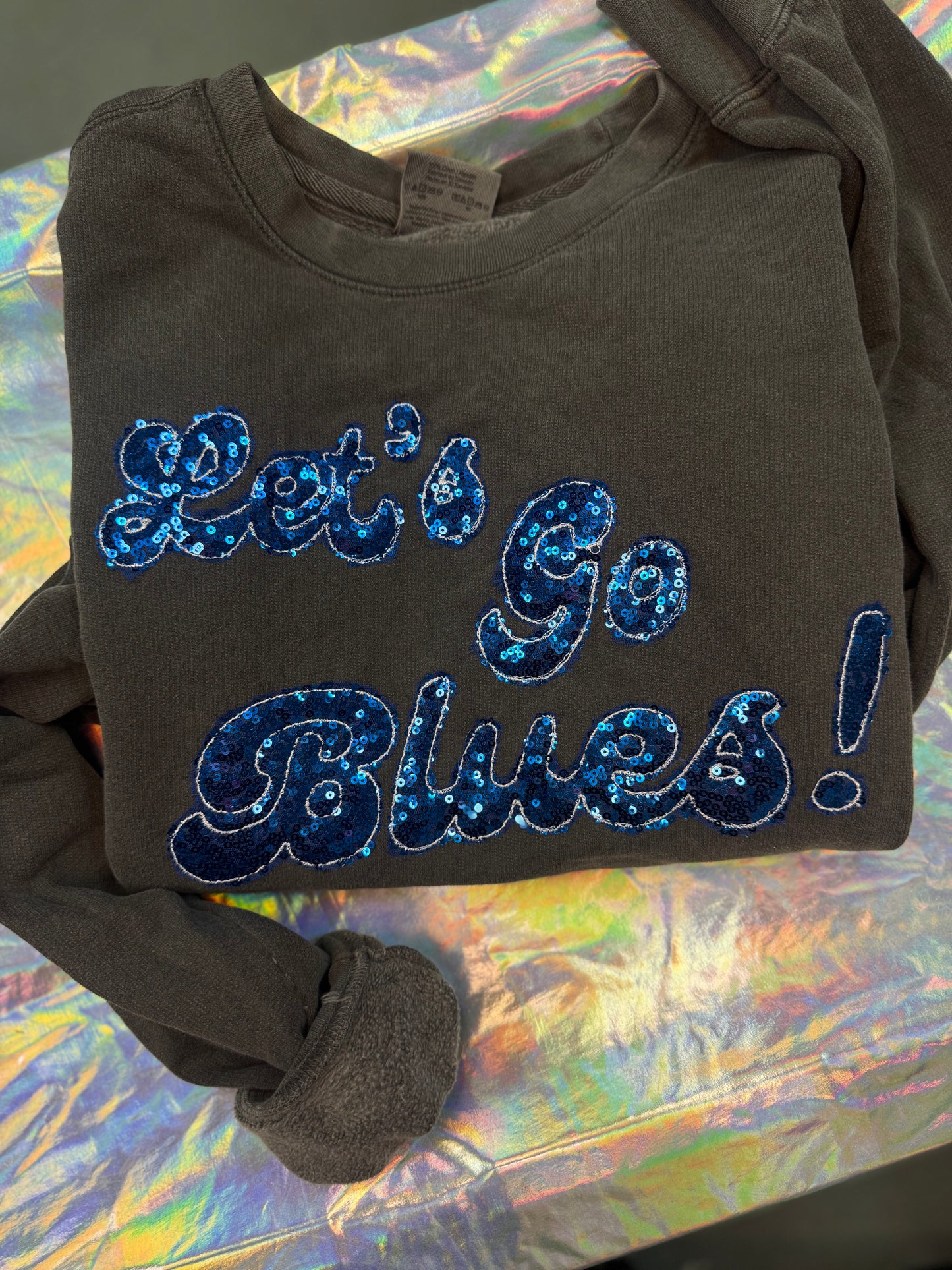 Sequin STL Hockey Crewneck