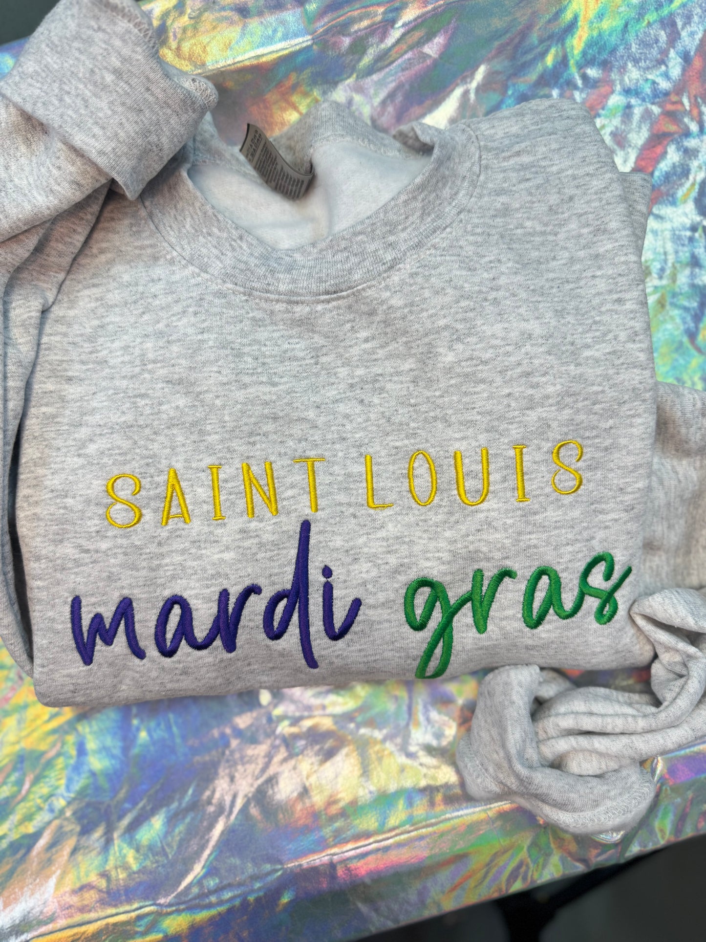 Saint Louis Mardi Gras Crewneck