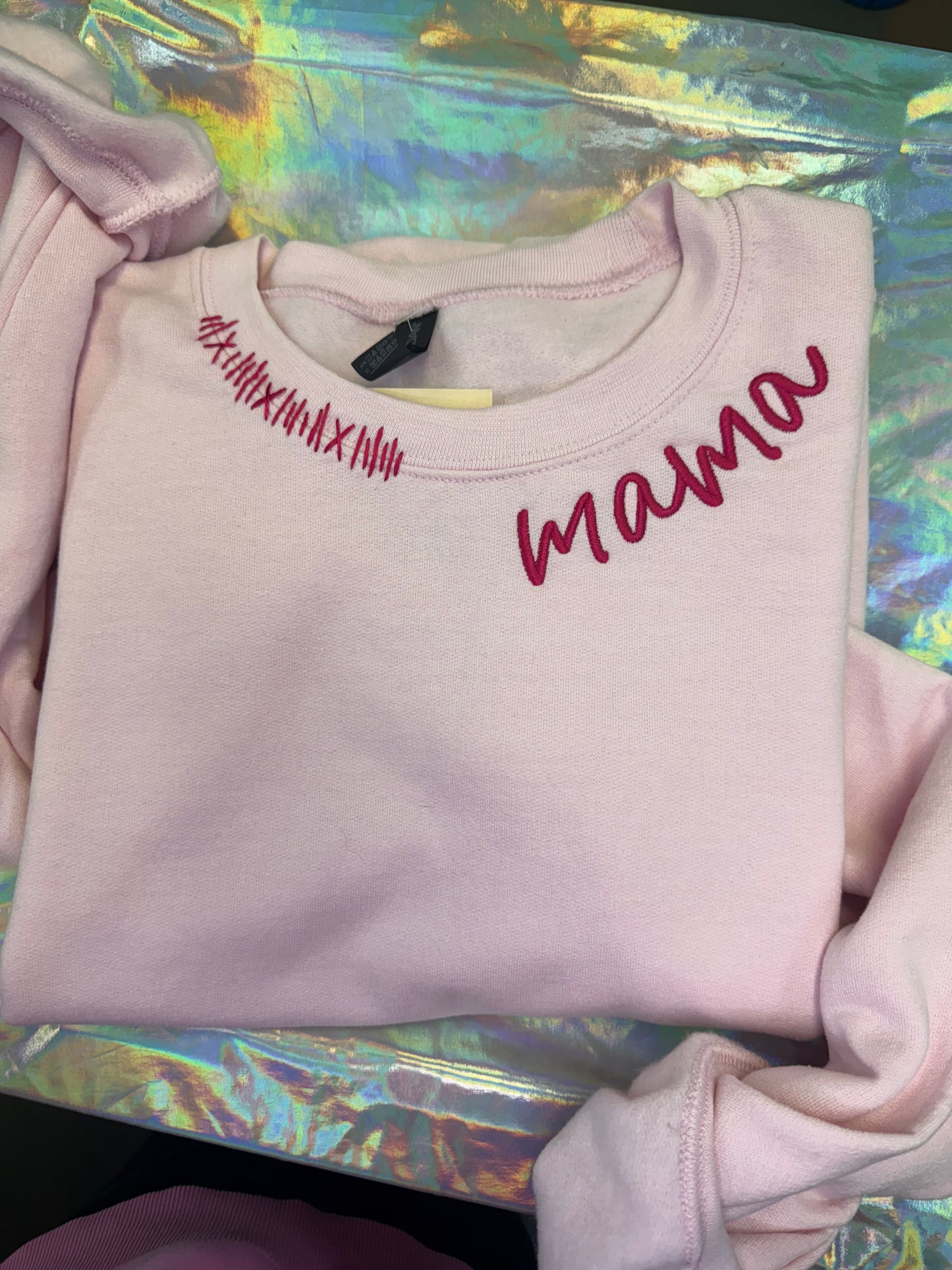 Mama Neckline Crewneck