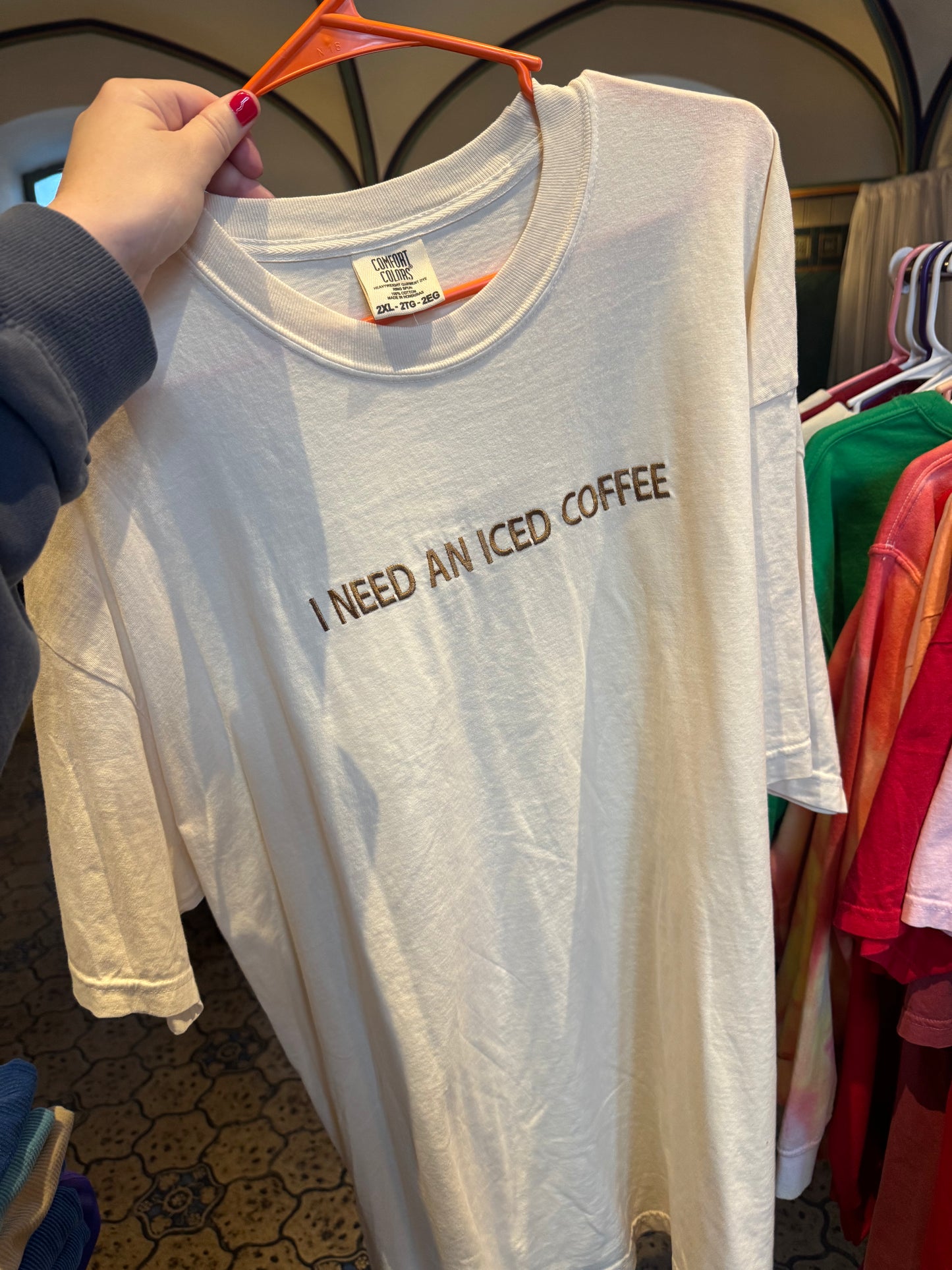 2XL:I need an Iced Coffee Tee