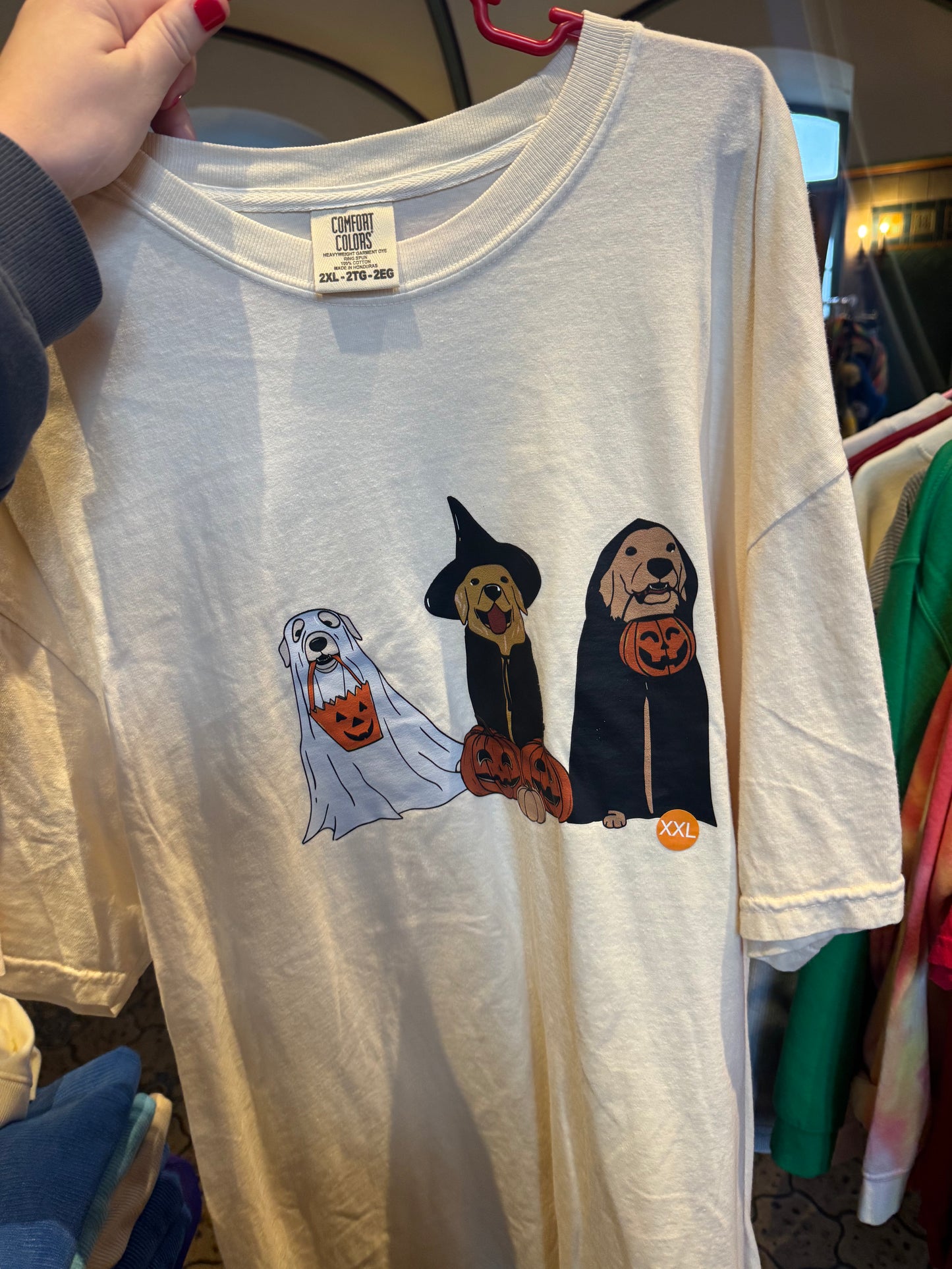 2XL Halloween Dogs Tee