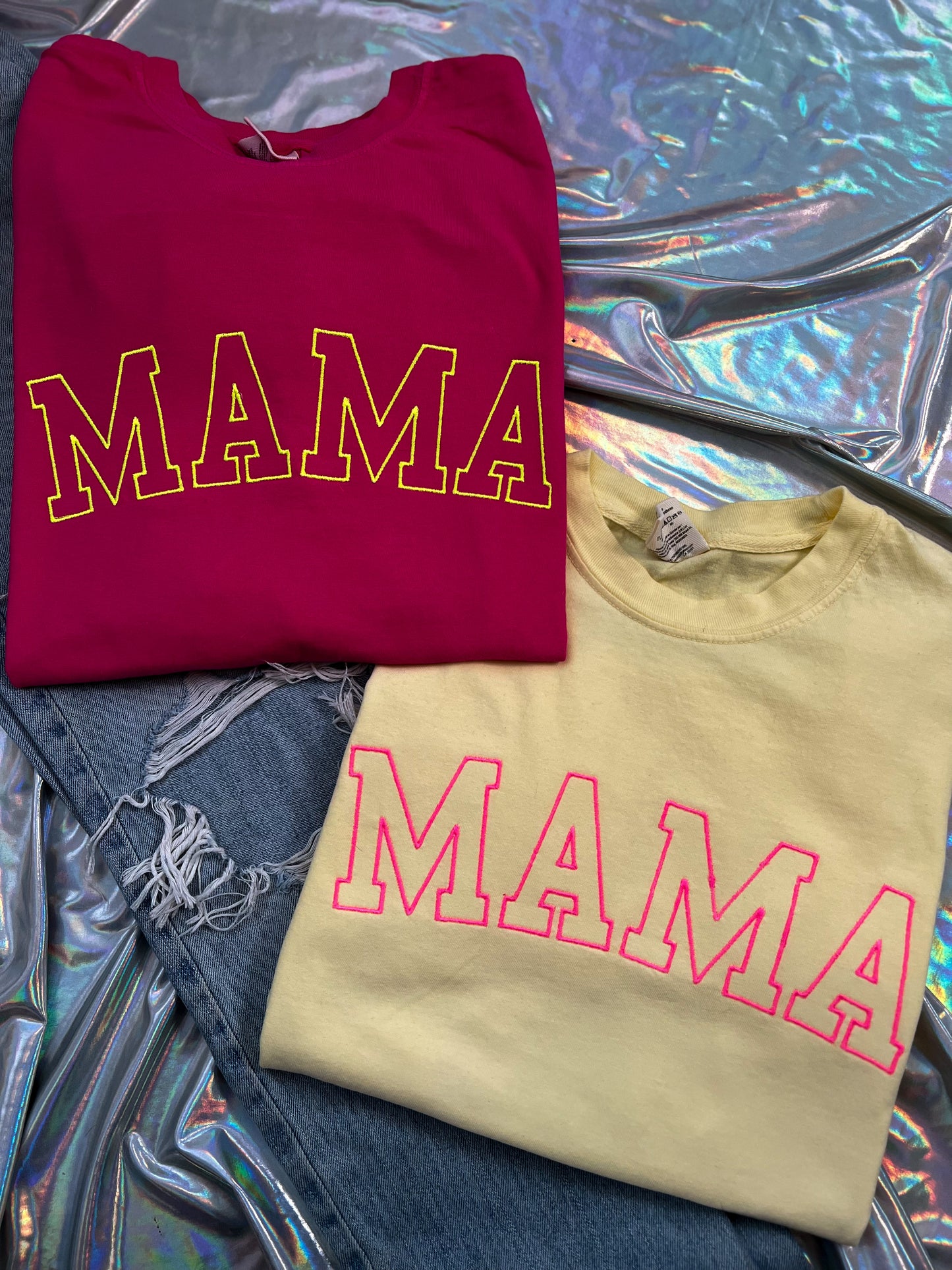 Block Letter MAMA Tshirt