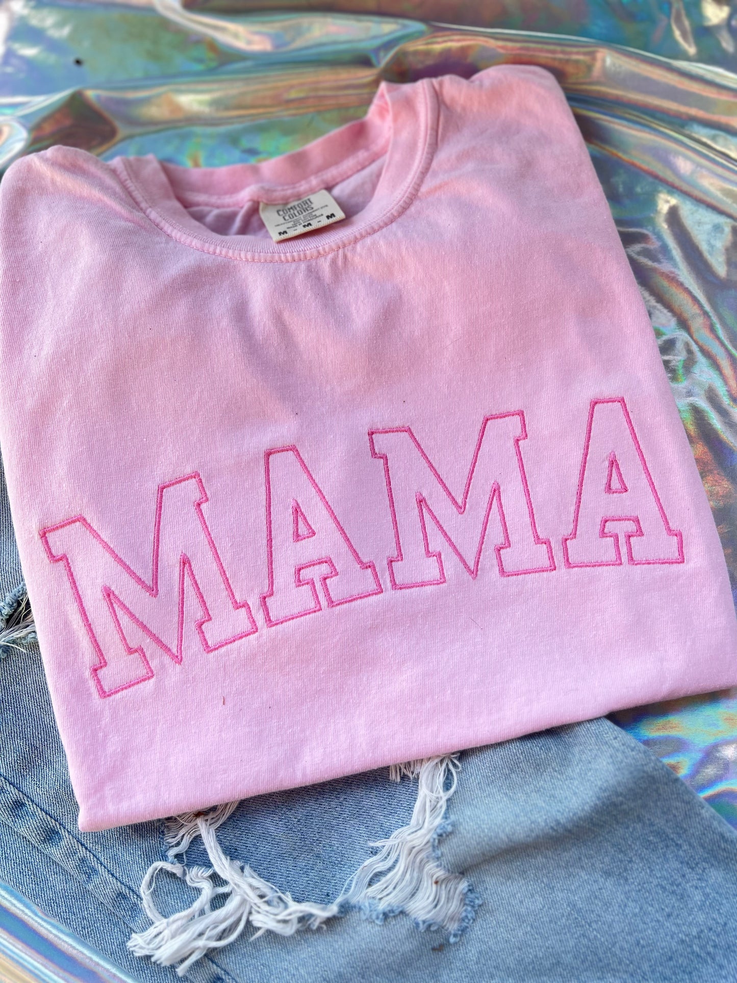 Block Letter MAMA Tshirt