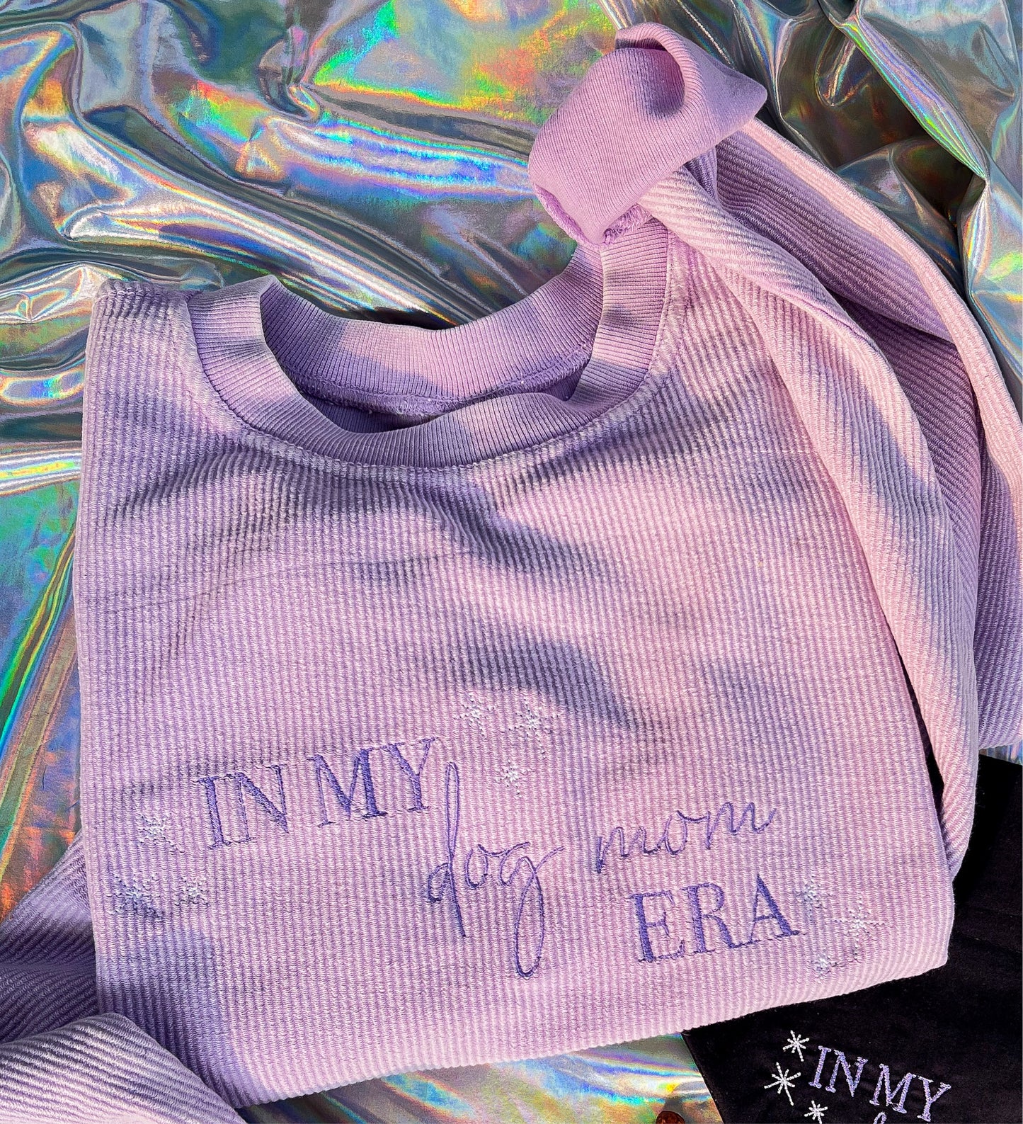 In My Dog Mom Era Corded Crewneck
