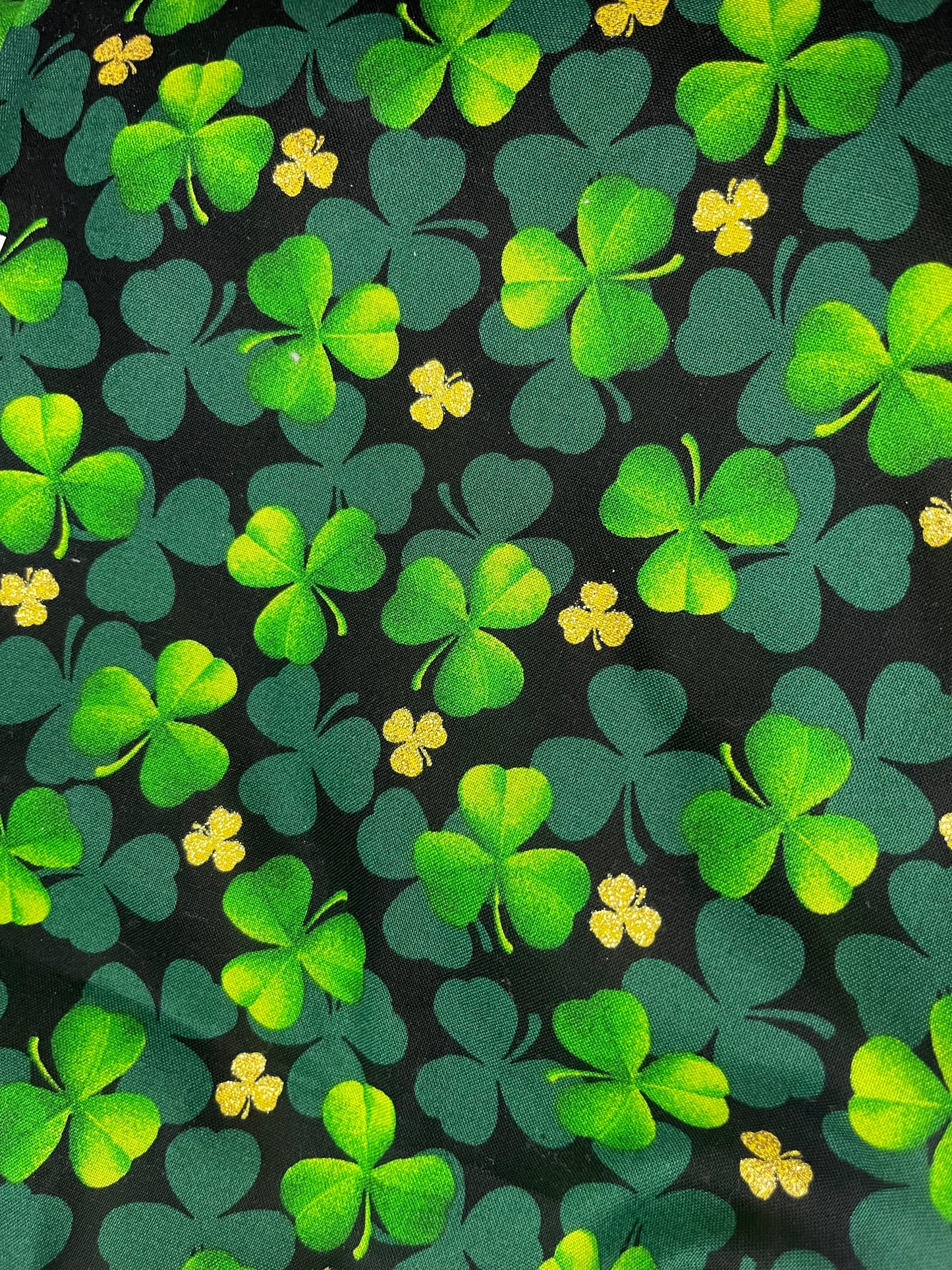 Green and Gold Shamrocks Bandana