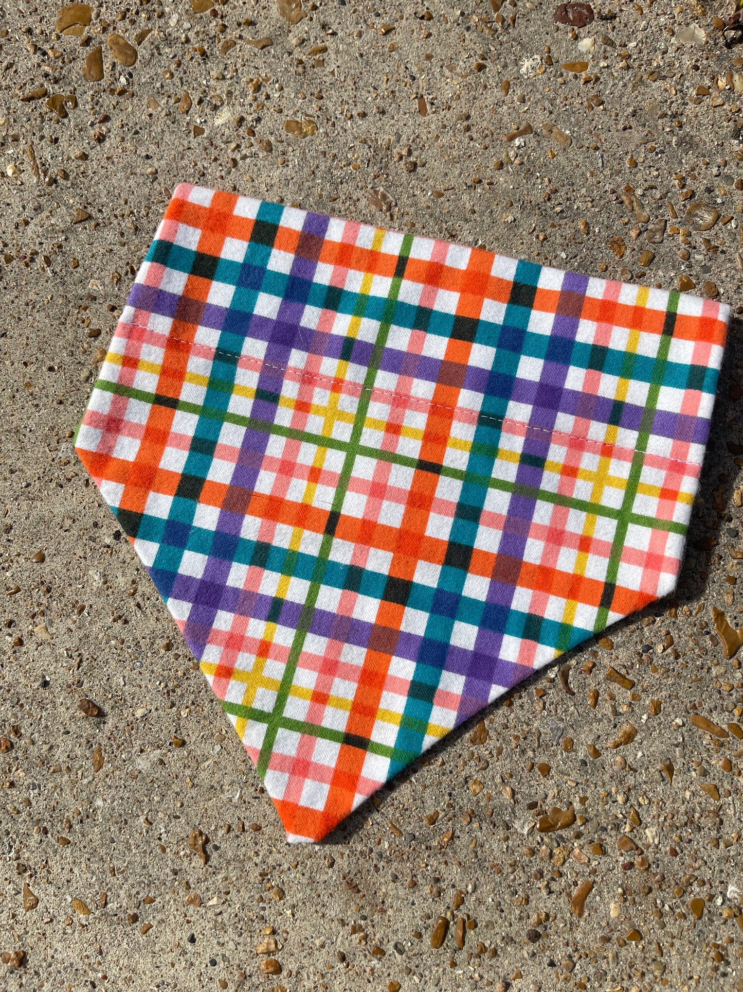 Spring Plaid Bandana