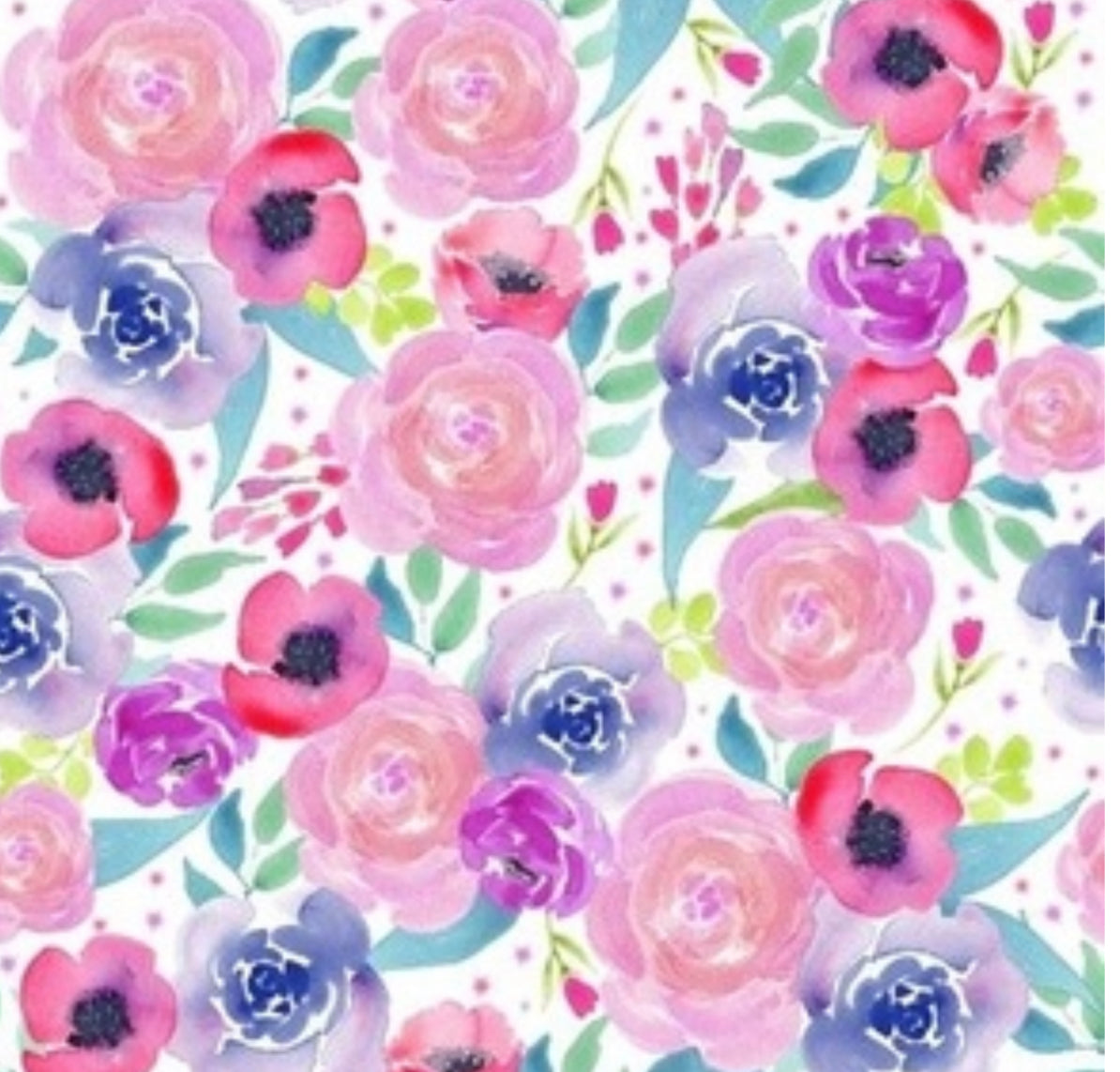 Spring Floral Bandana