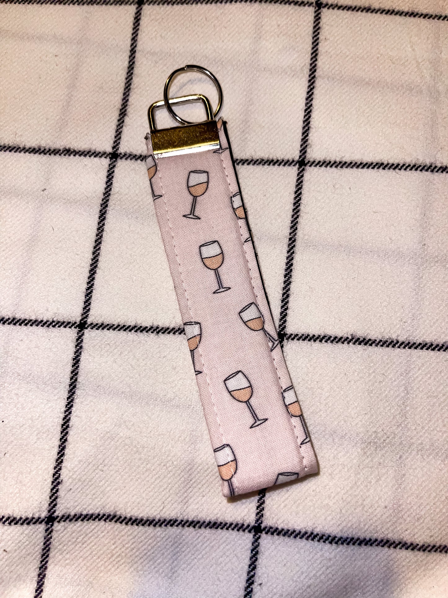 White Wine Keychain