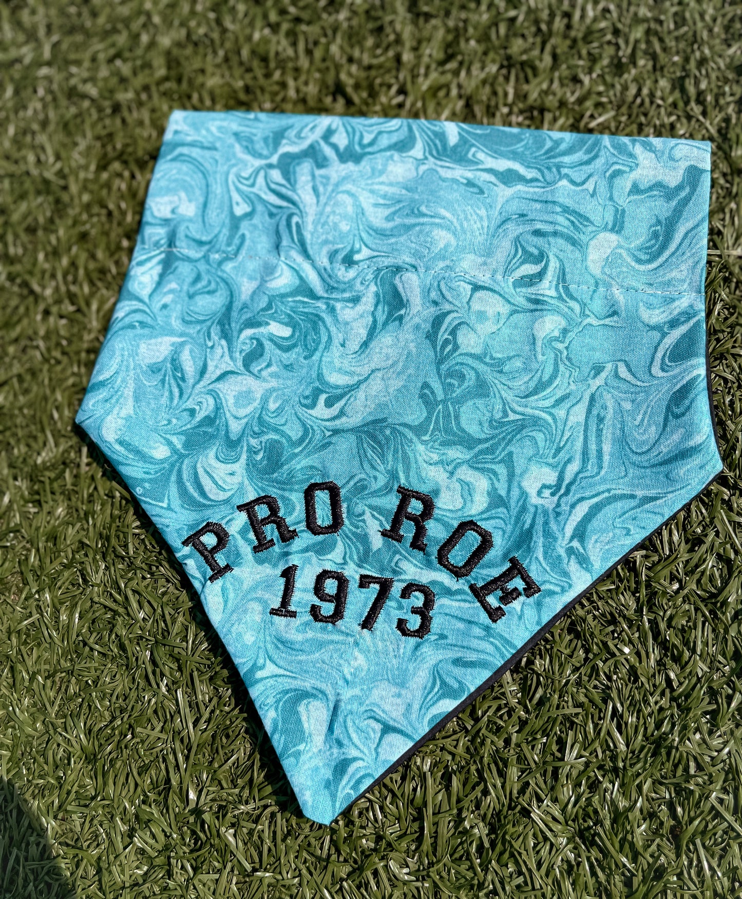 Blue Wave Pro Roe 1973 Embroidered Bandana