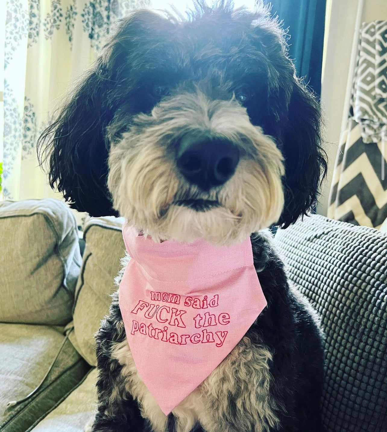 Mom said Embroidered Bandana