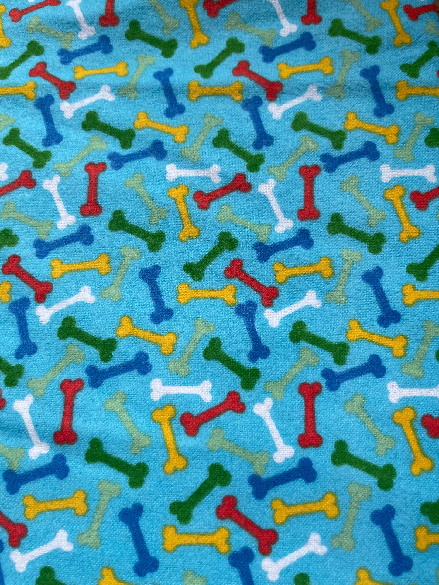 Multicolor Dog Bones Bandana