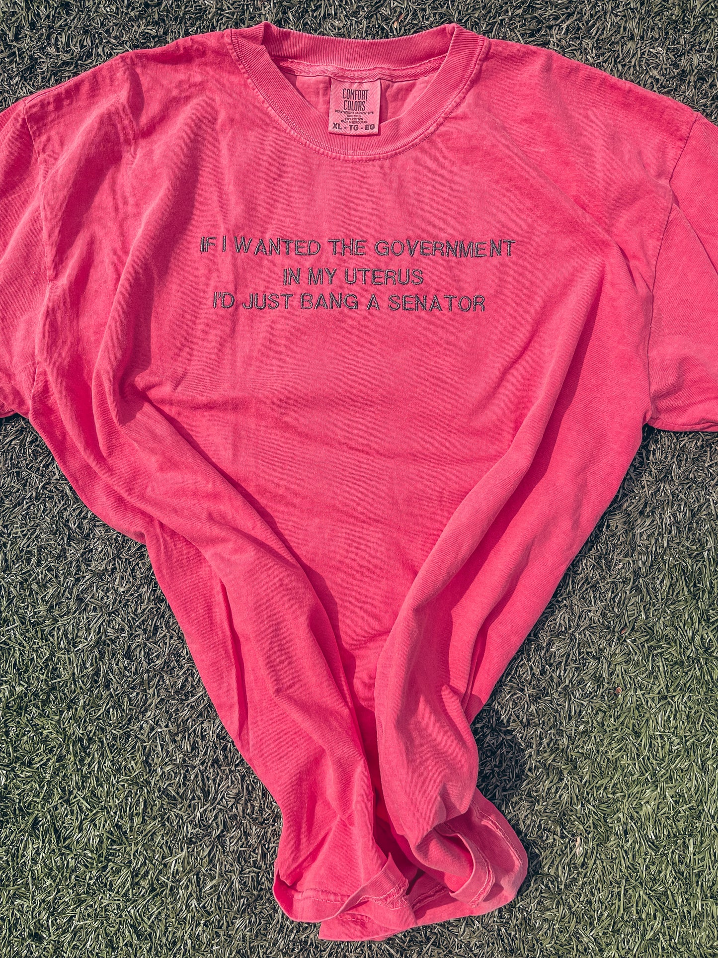 Pro Choice Embroidered Tshirt