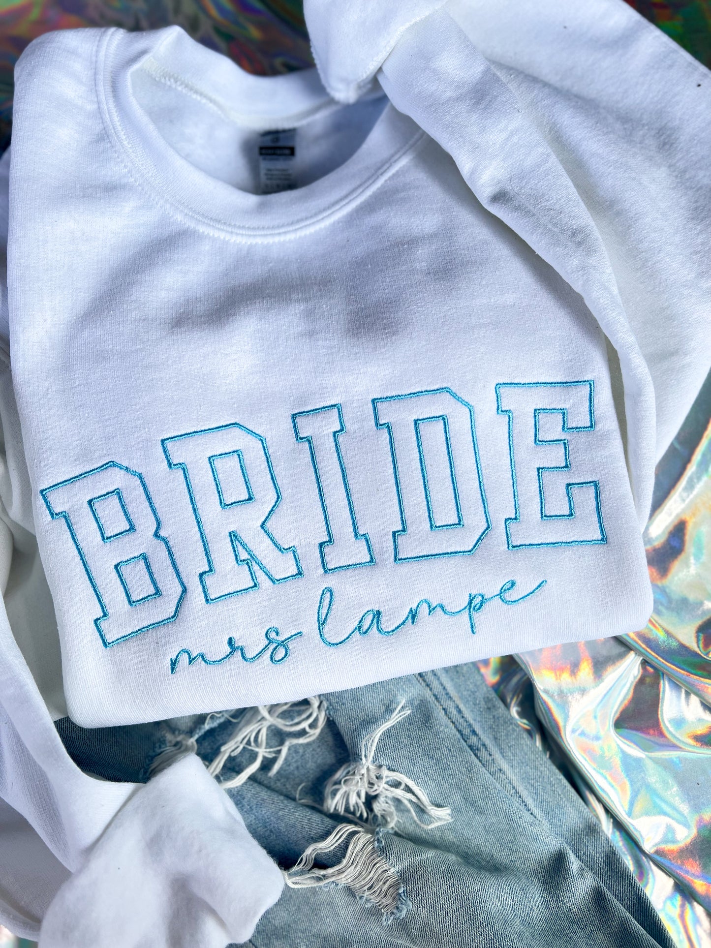 BRIDE Embroidered Crewneck