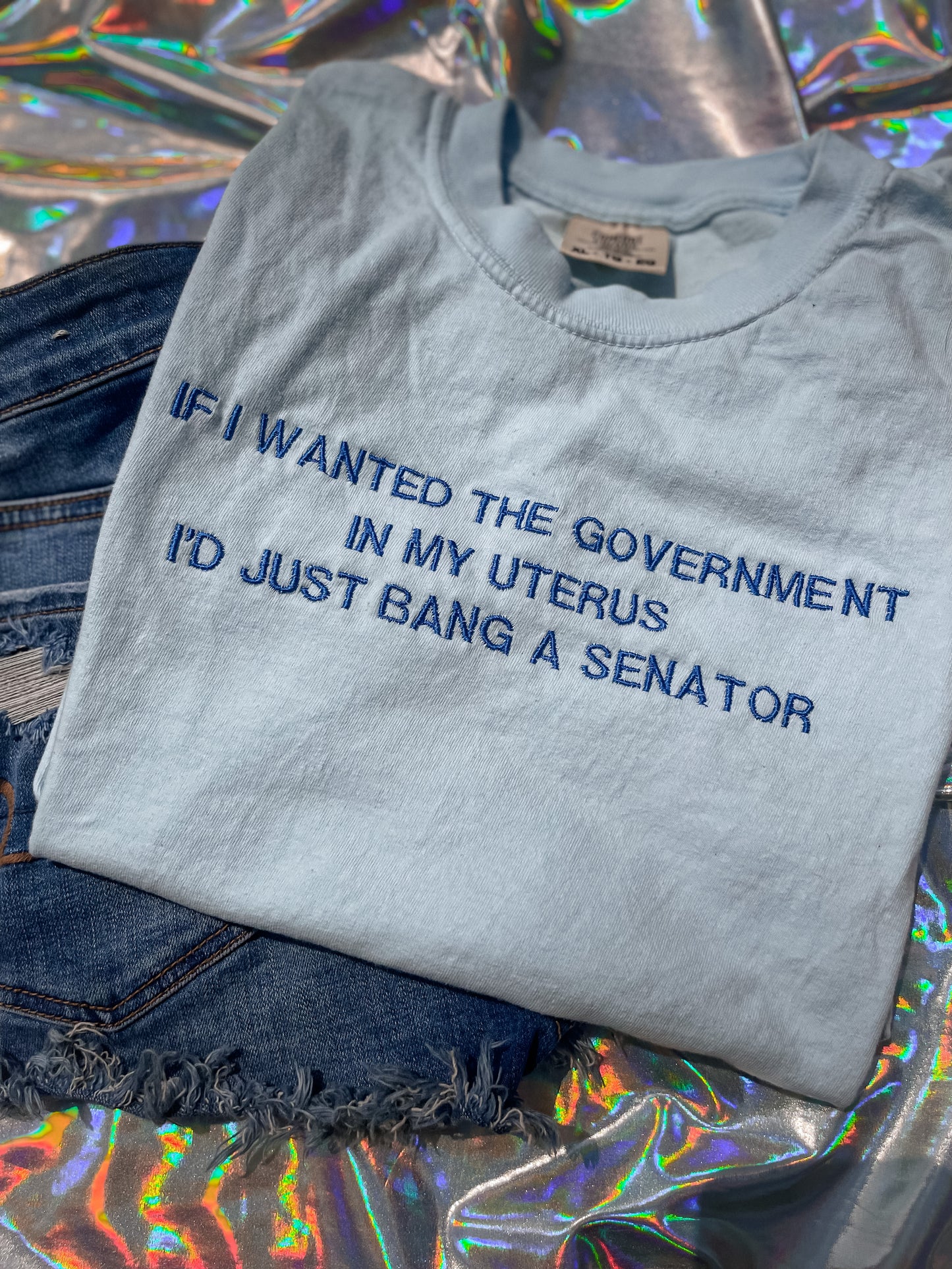 Pro Choice Embroidered Tshirt Tshirt