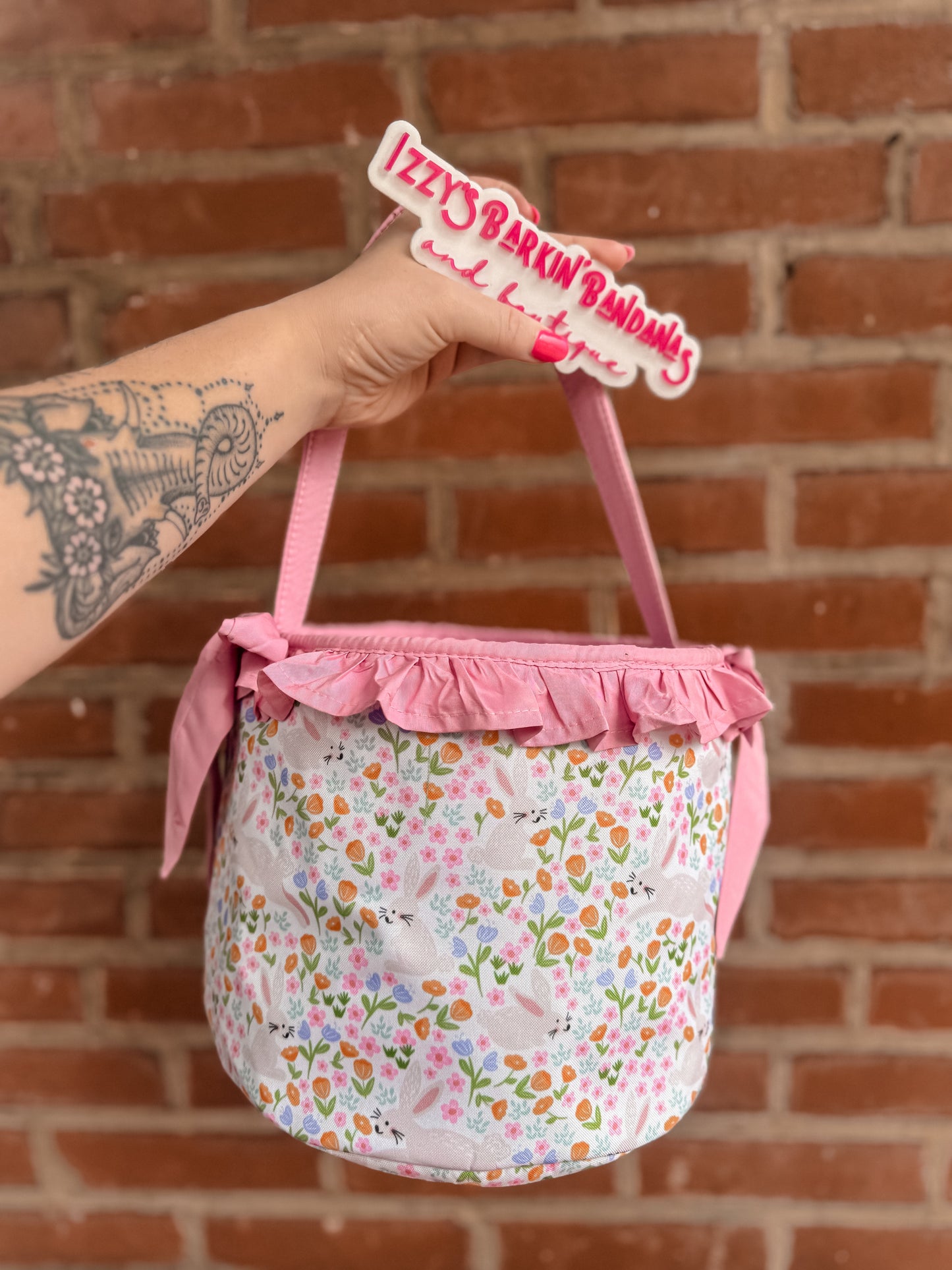 Embroidered Easter Basket
