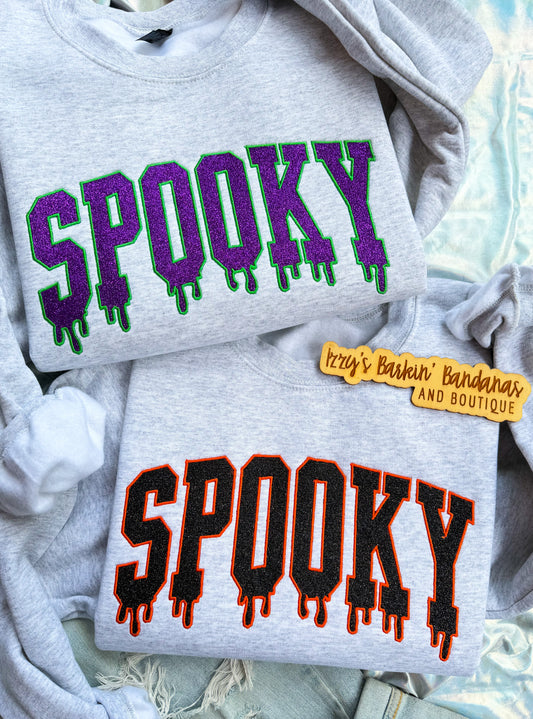 Dripping SPOOKY Glitter Crewneck