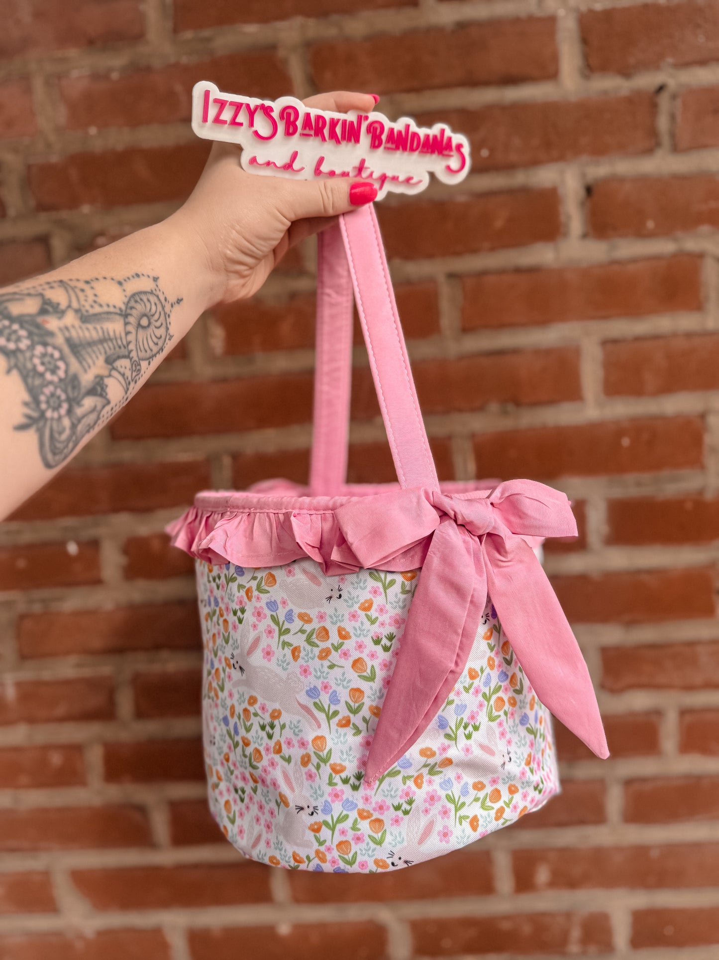 Embroidered Easter Basket