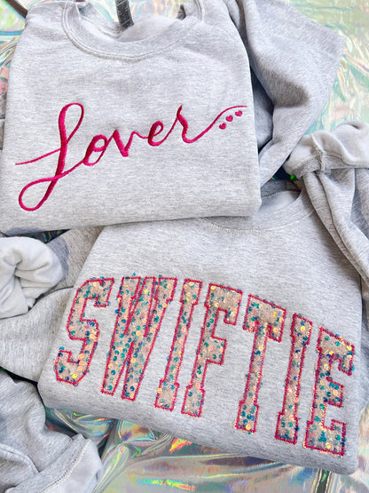 SWIFTIE Sequin Crewnecks