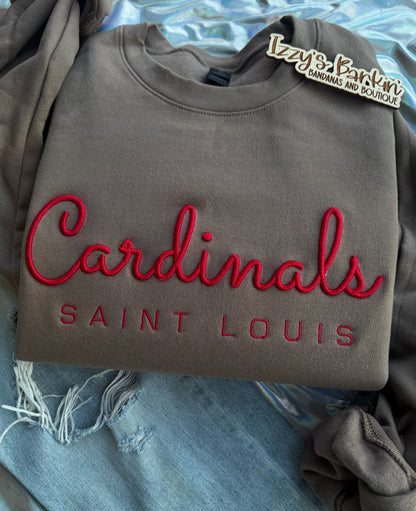 STL Baseball 3D Crewneck